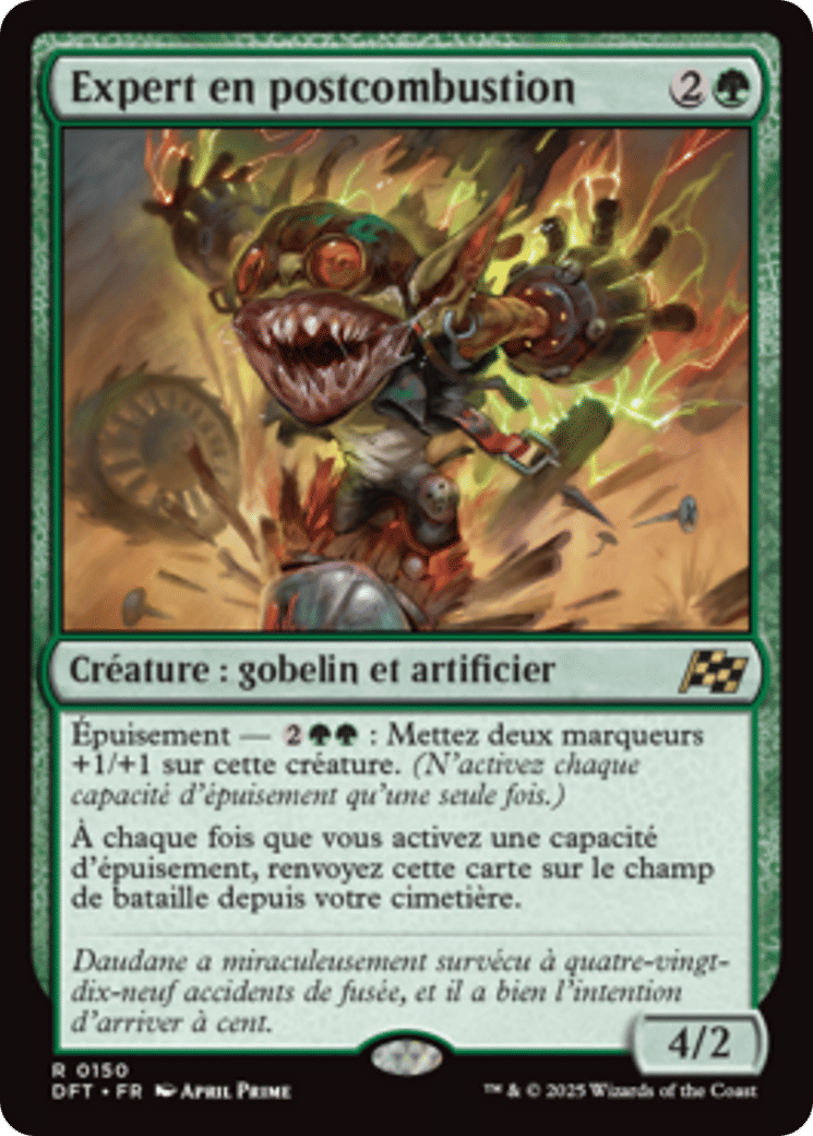 Expert en postcombustion — Aetherdrift — Magic: The Gathering