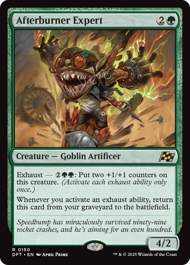 Afterburner Expert — Aetherdrift — Magic: The Gathering