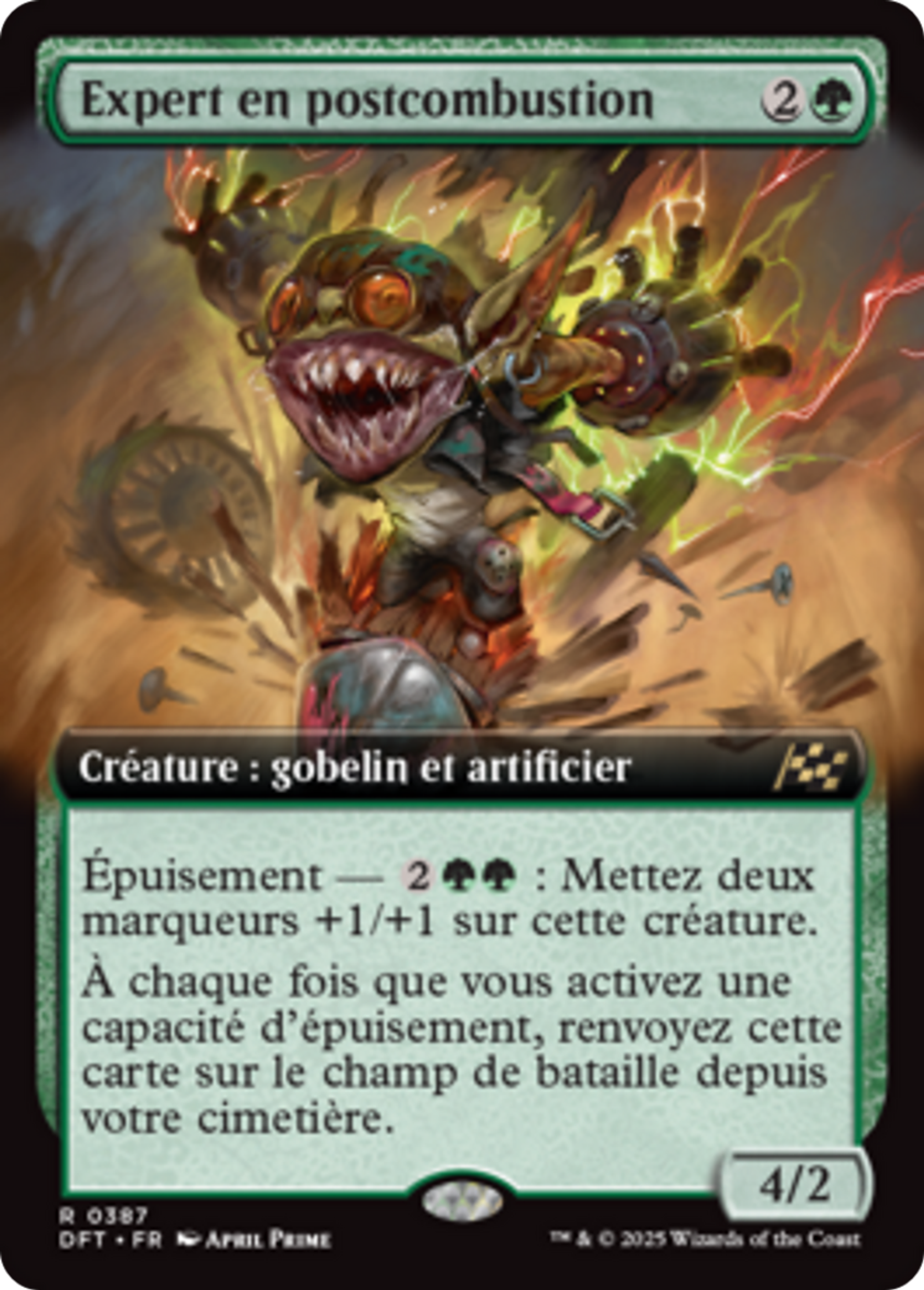 Expert en postcombustion — Aetherdrift — Magic: The Gathering