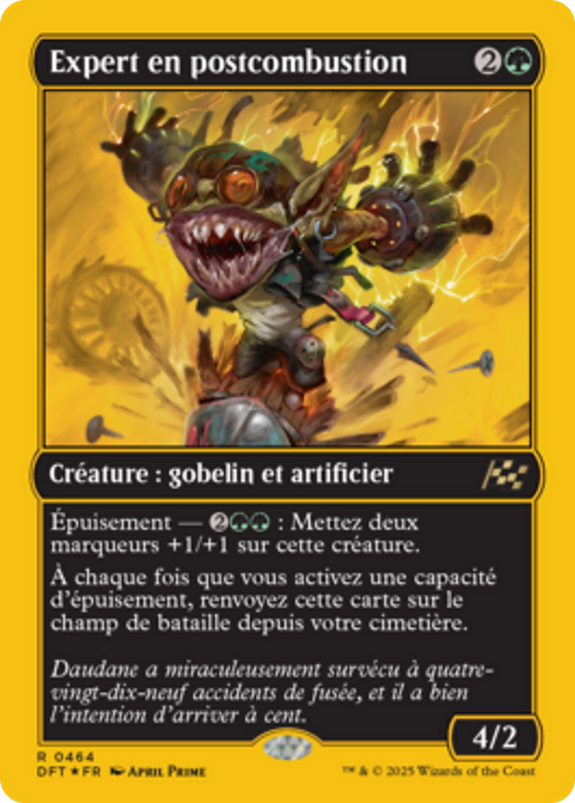 Expert en postcombustion — Aetherdrift — Magic: The Gathering