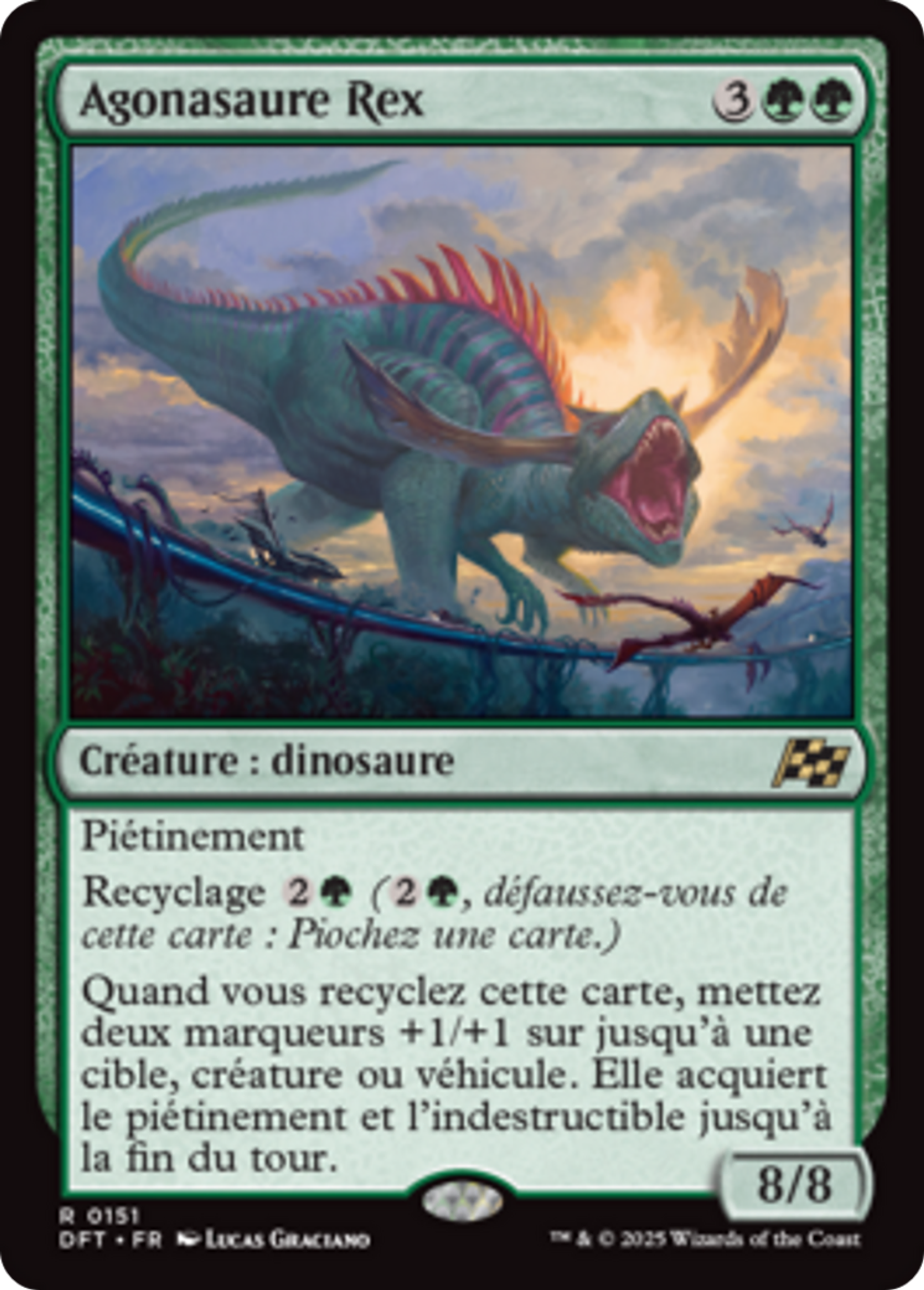 Agonasaure Rex — Aetherdrift — Magic: The Gathering
