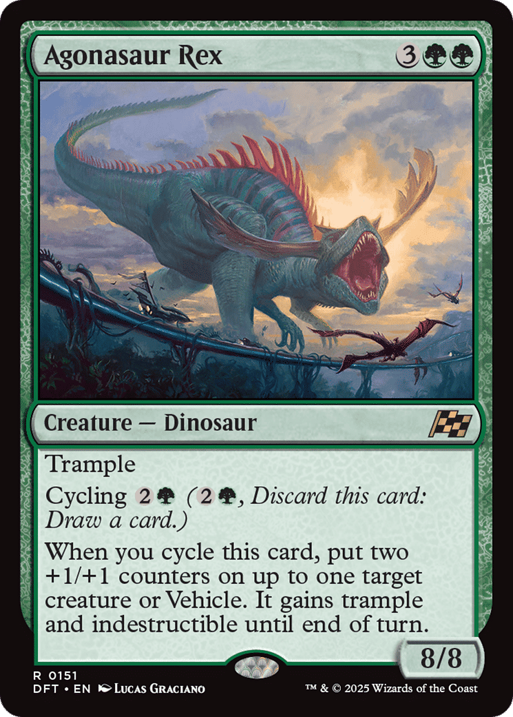 Agonasaur Rex — Aetherdrift — Magic: The Gathering