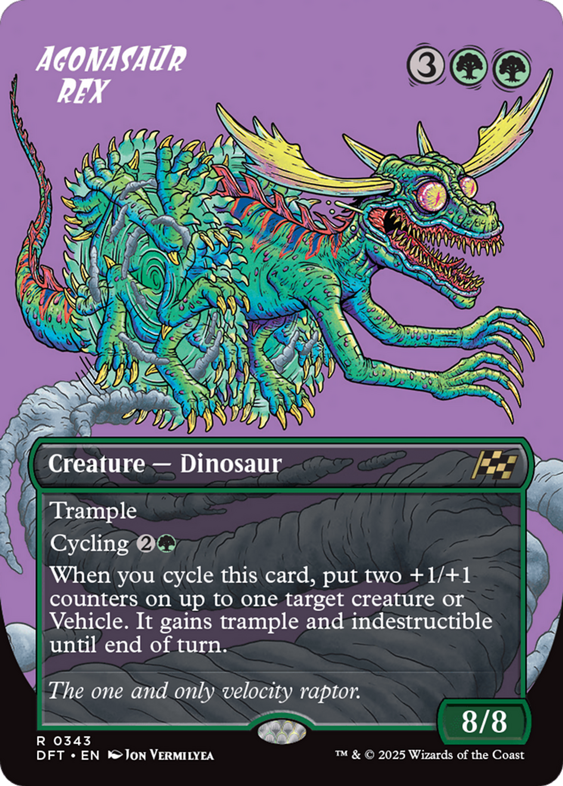 Agonasaur Rex — Aetherdrift — Magic: The Gathering