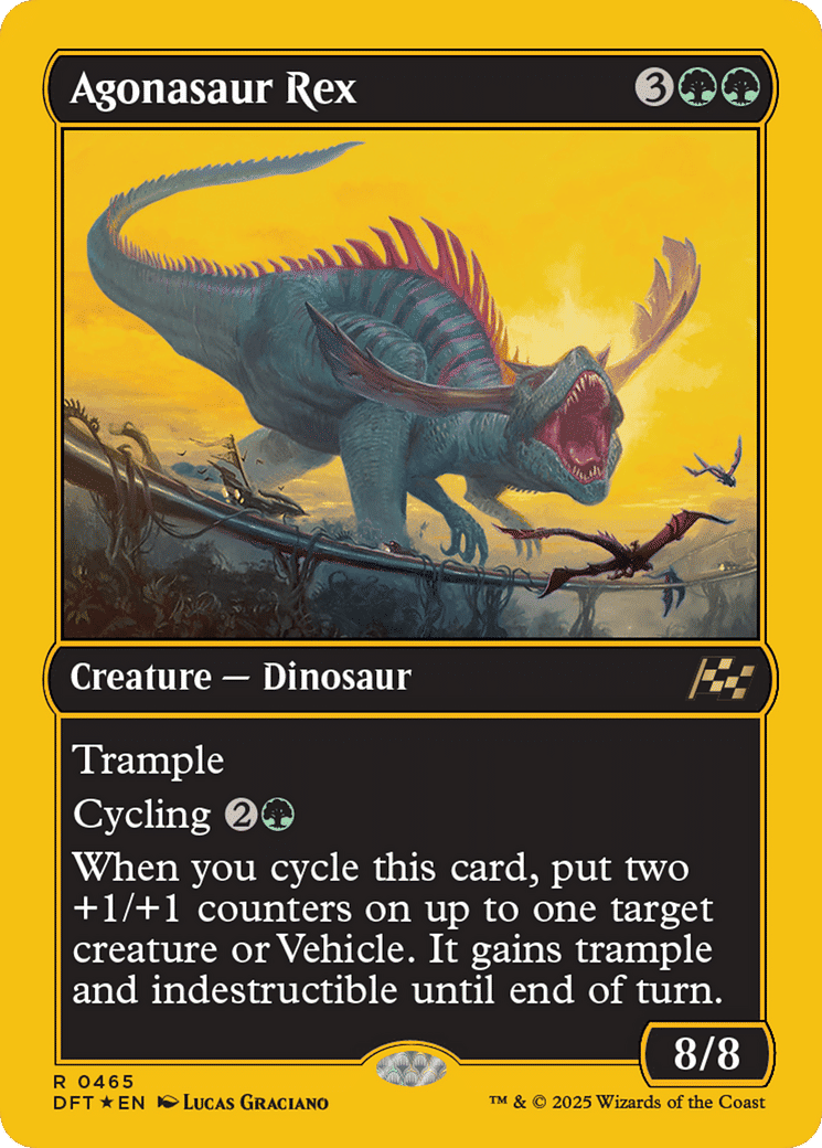 Agonasaur Rex — Aetherdrift — Magic: The Gathering