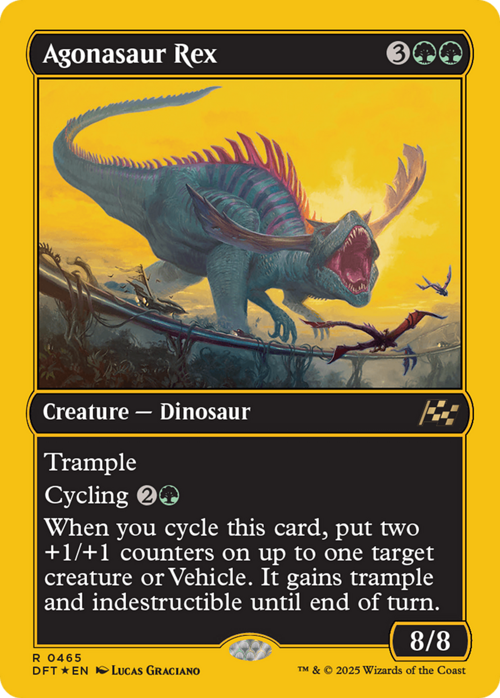 Agonasaur Rex — Aetherdrift — Magic: The Gathering