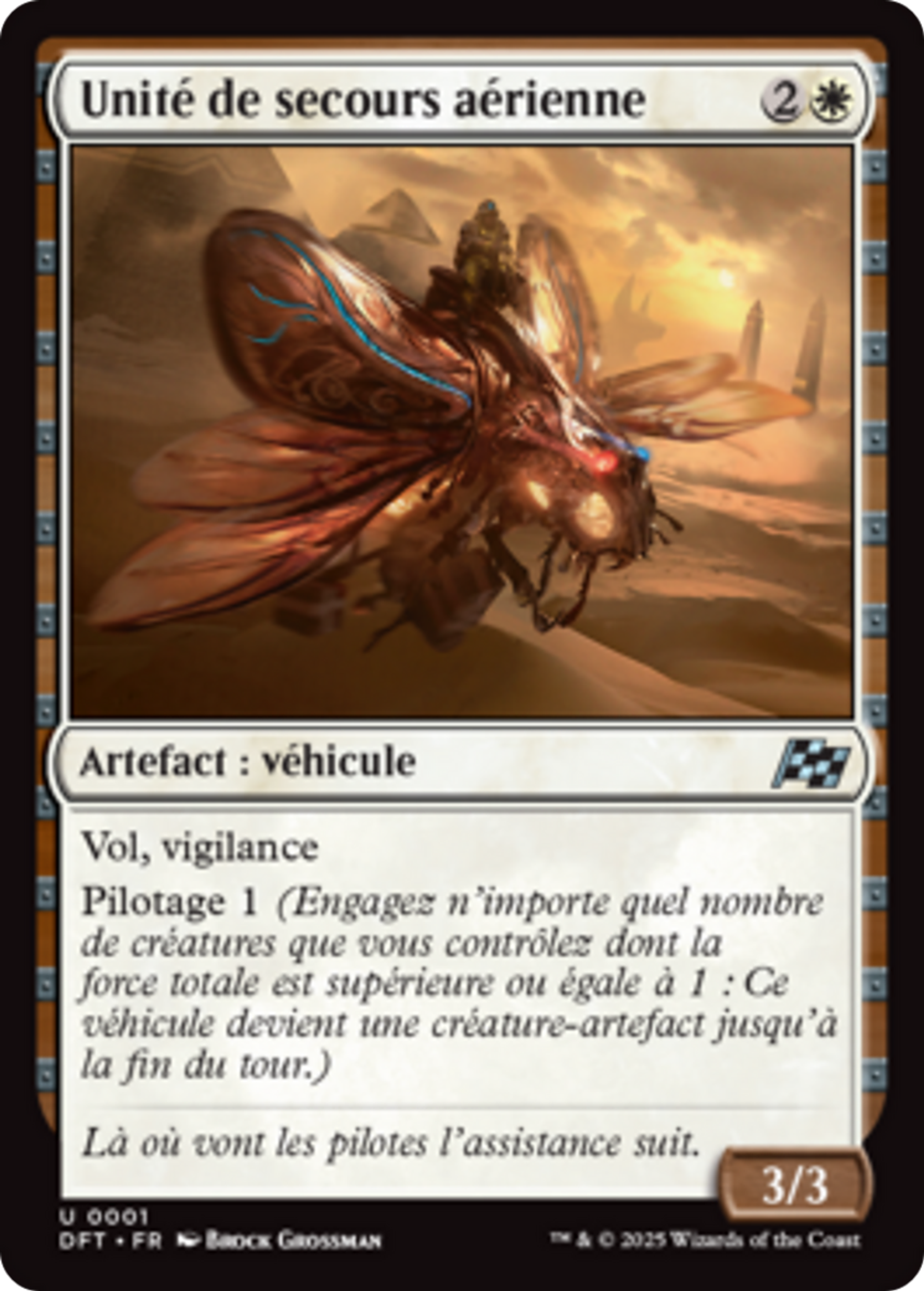 Unité de secours aérienne — Aetherdrift — Magic: The Gathering