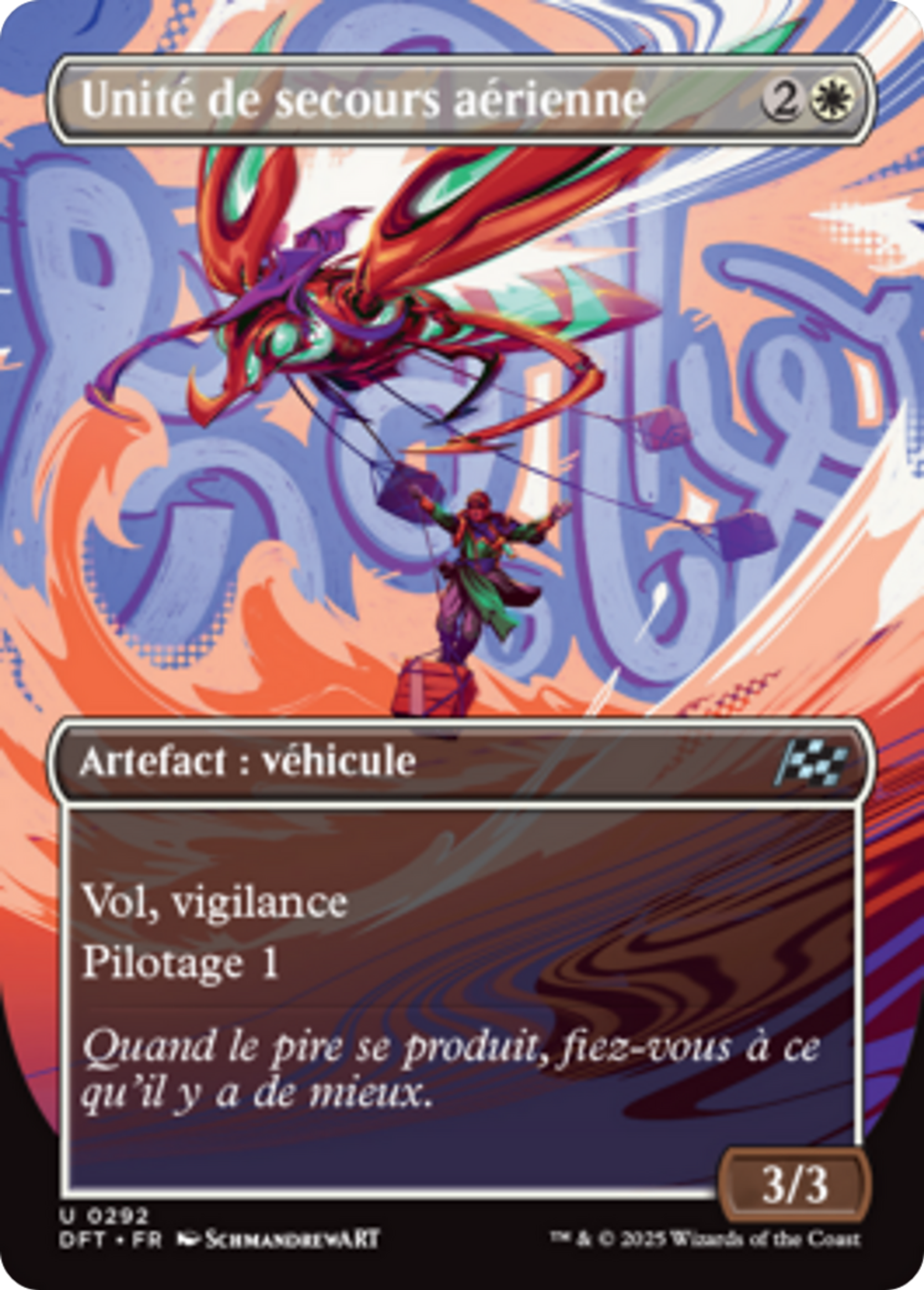 Unité de secours aérienne — Aetherdrift — Magic: The Gathering