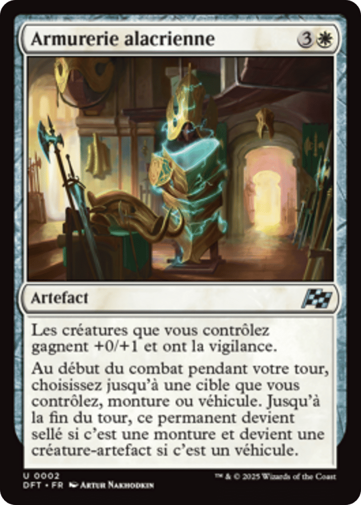 Armurerie alacrienne — Aetherdrift — Magic: The Gathering