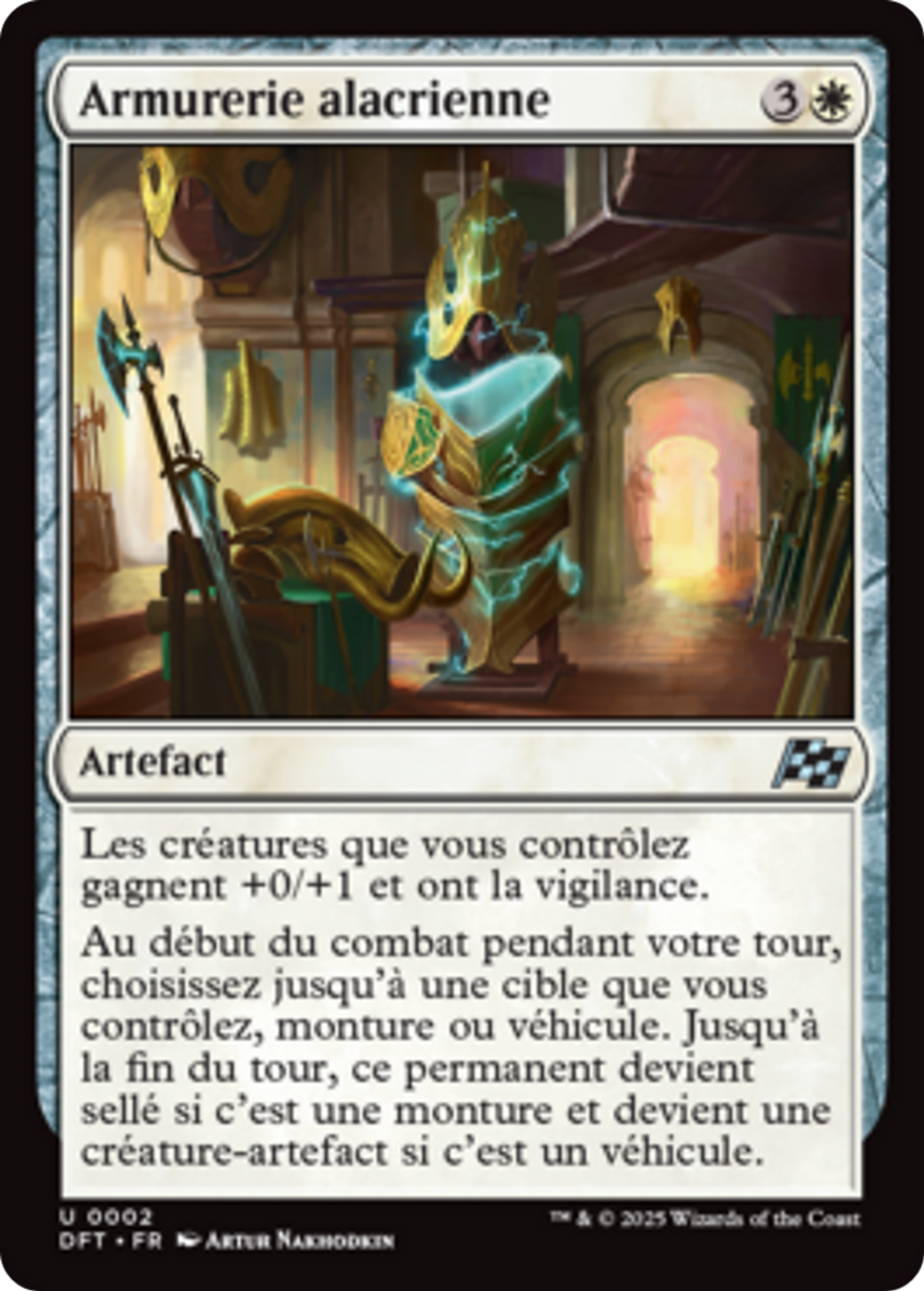 Armurerie alacrienne — Aetherdrift — Magic: The Gathering