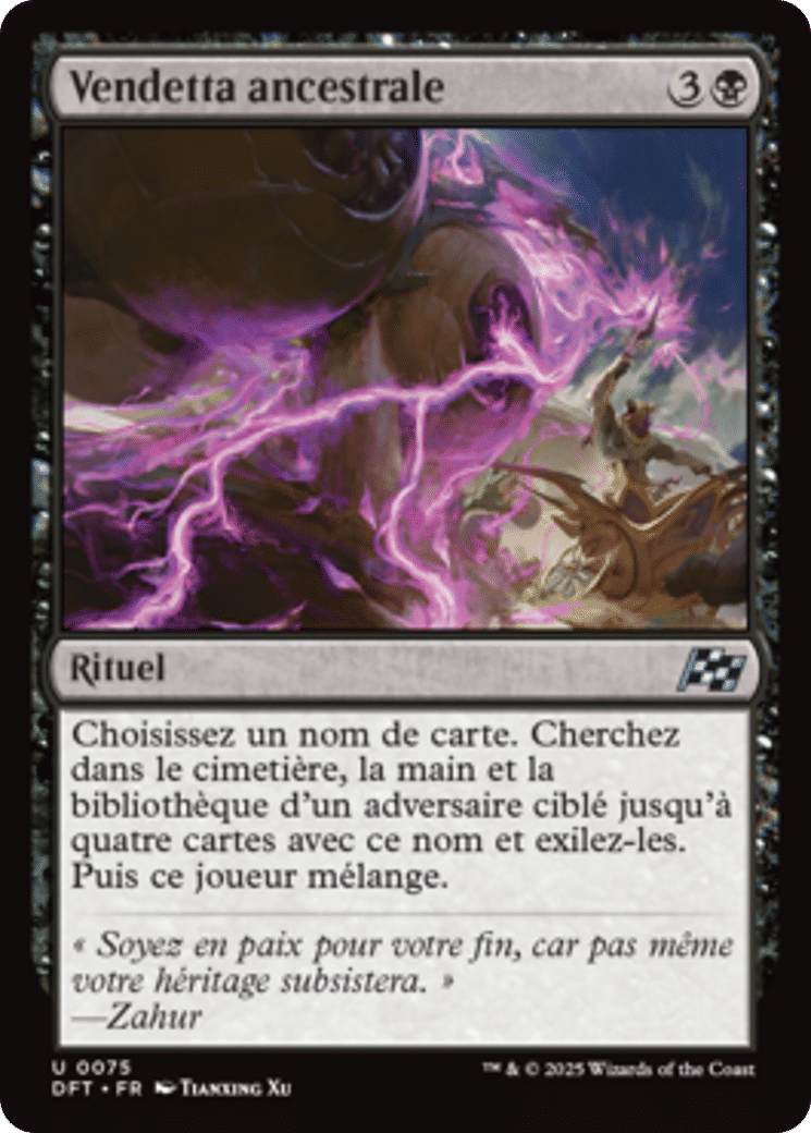 Vendetta ancestrale — Aetherdrift — Magic: The Gathering