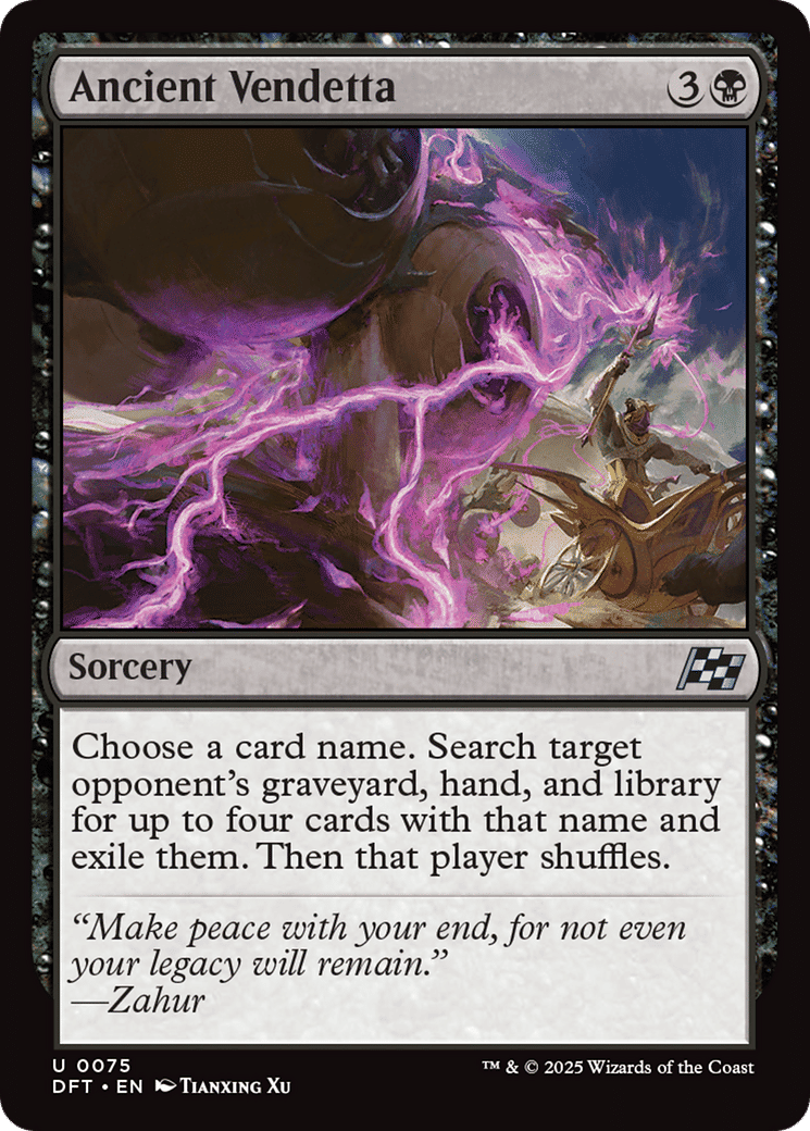 Ancient Vendetta — Aetherdrift — Magic: The Gathering