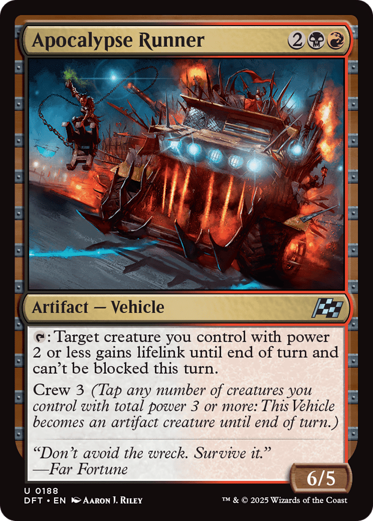 Apocalypse Runner — Aetherdrift — Magic: The Gathering