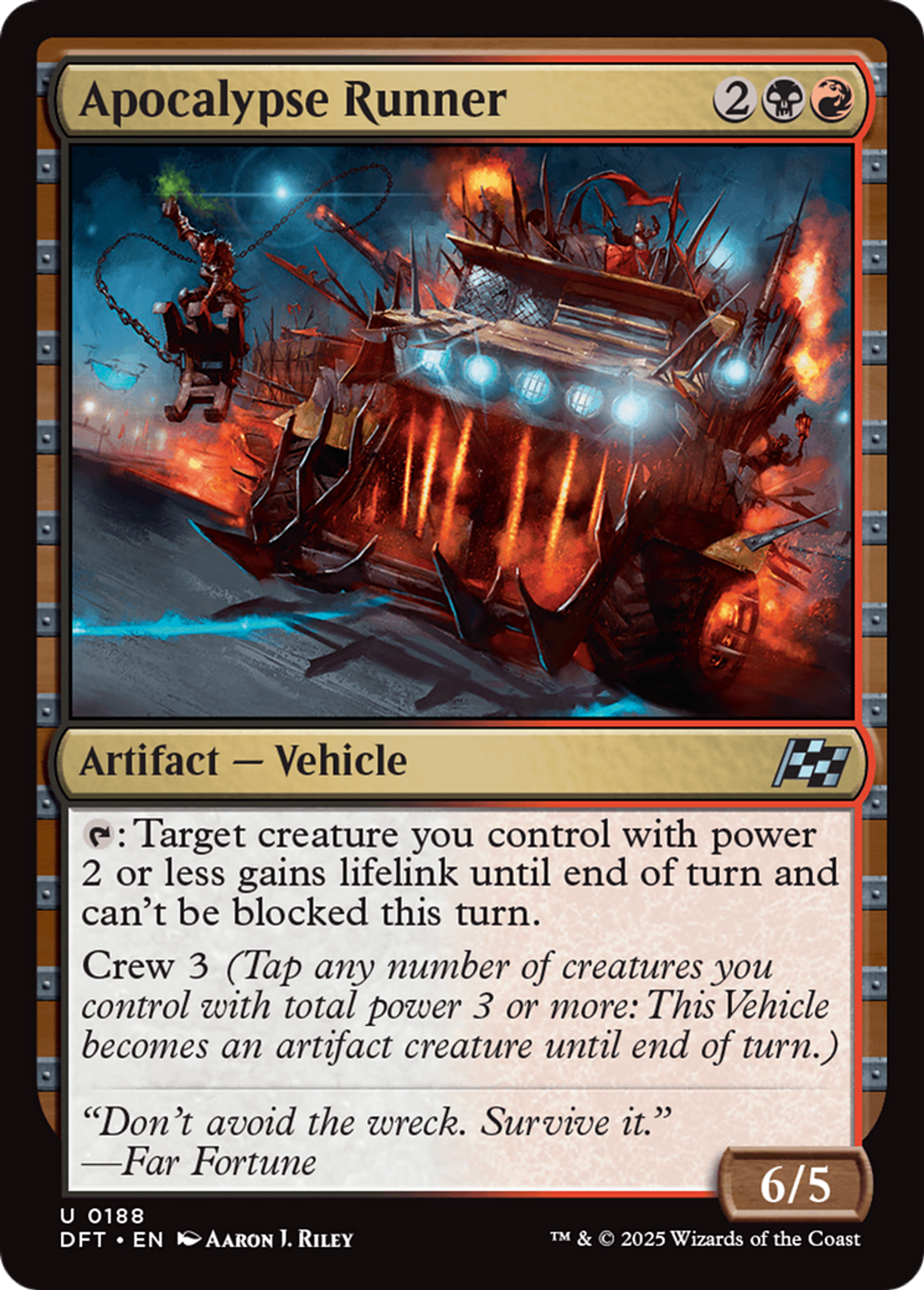 Apocalypse Runner — Aetherdrift — Magic: The Gathering