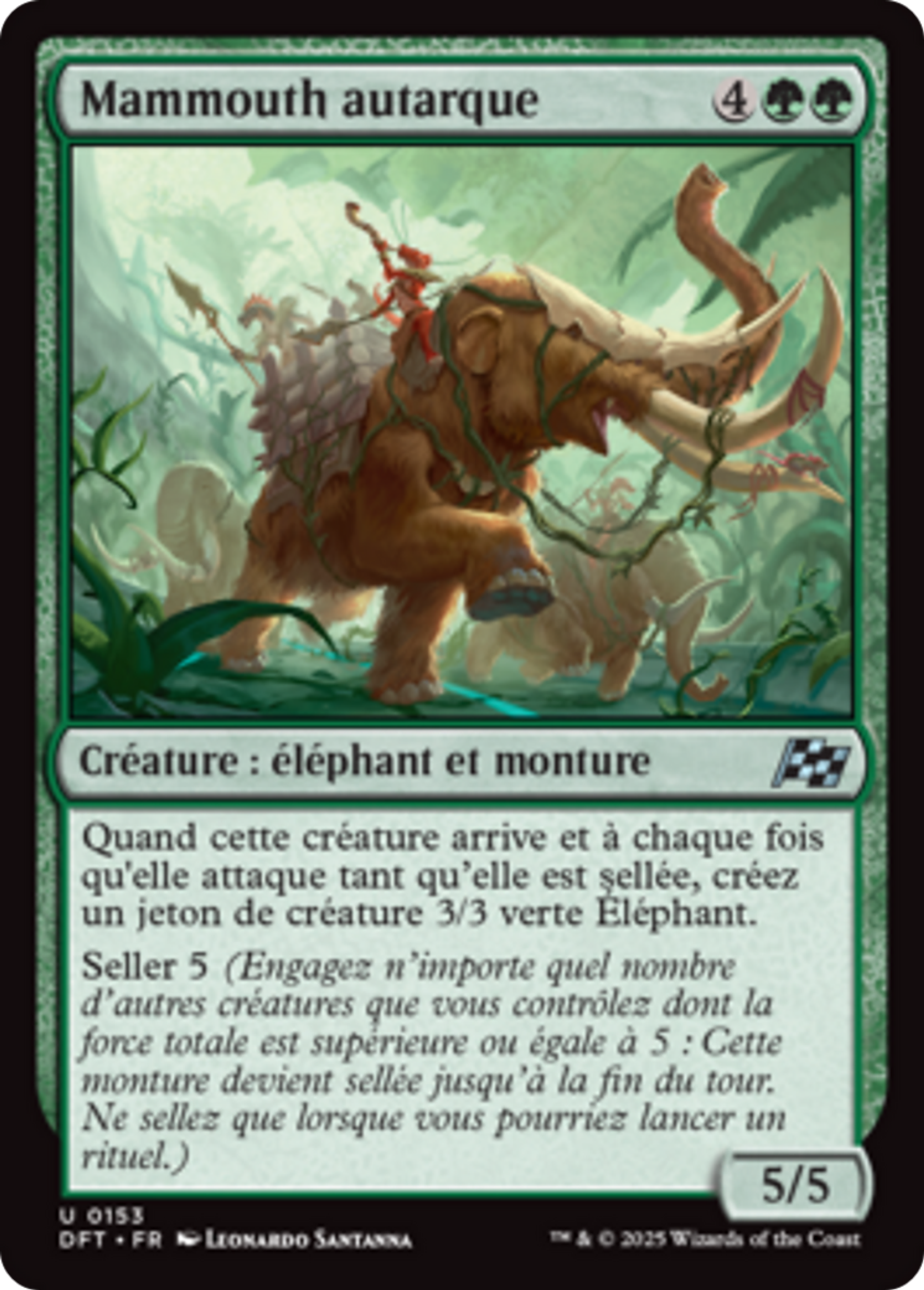 Mammouth autarque — Aetherdrift — Magic: The Gathering