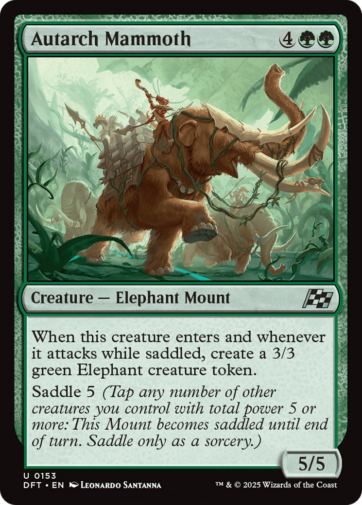 Autarch Mammoth — Aetherdrift — Magic: The Gathering