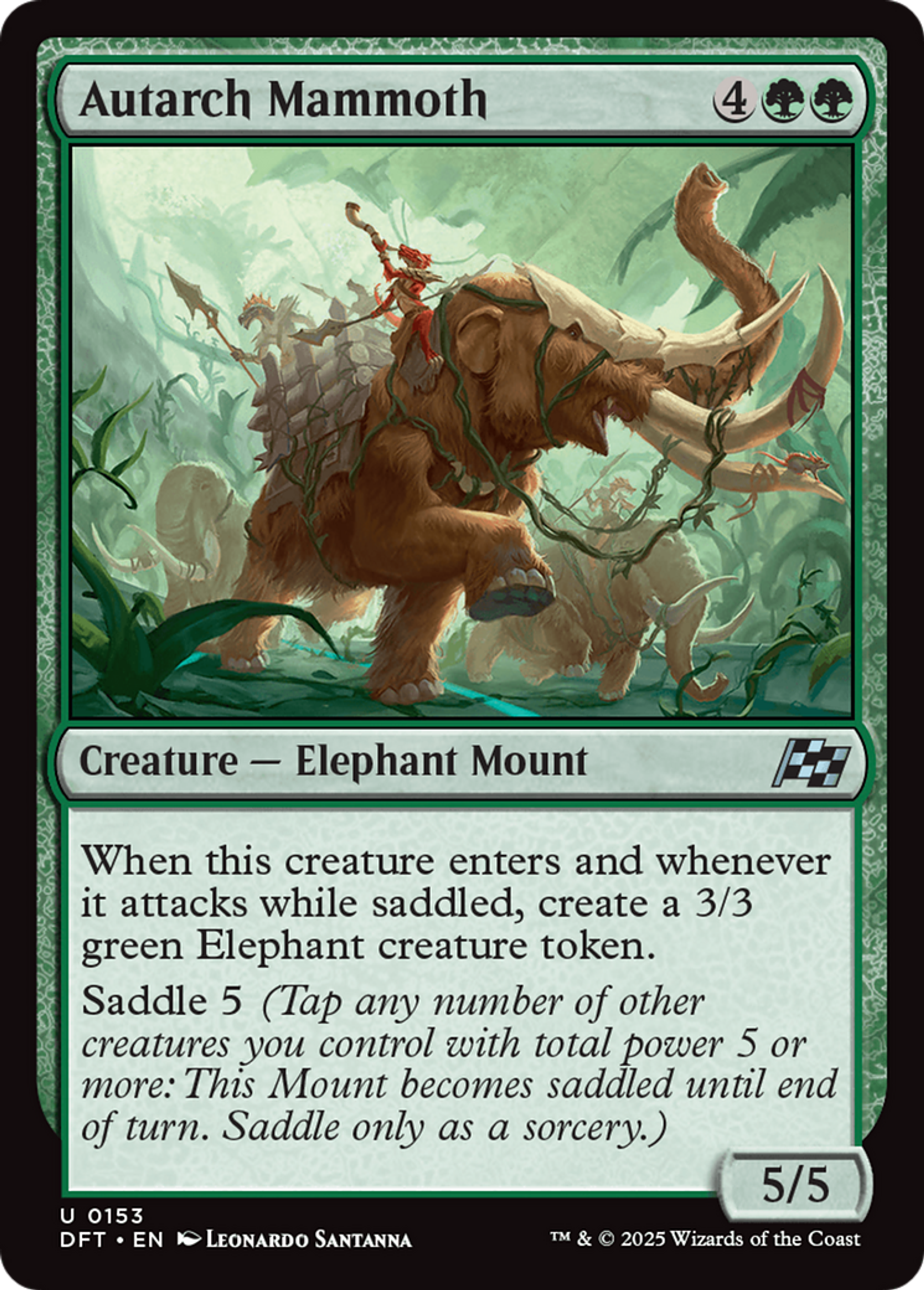 Autarch Mammoth — Aetherdrift — Magic: The Gathering