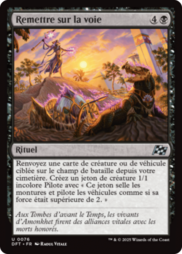 Remettre sur la voie — Aetherdrift — Magic: The Gathering
