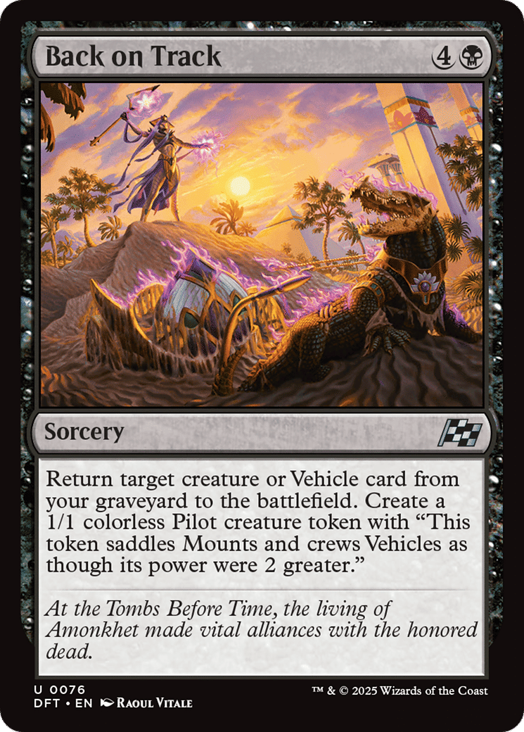 Back on Track — Aetherdrift — Magic: The Gathering
