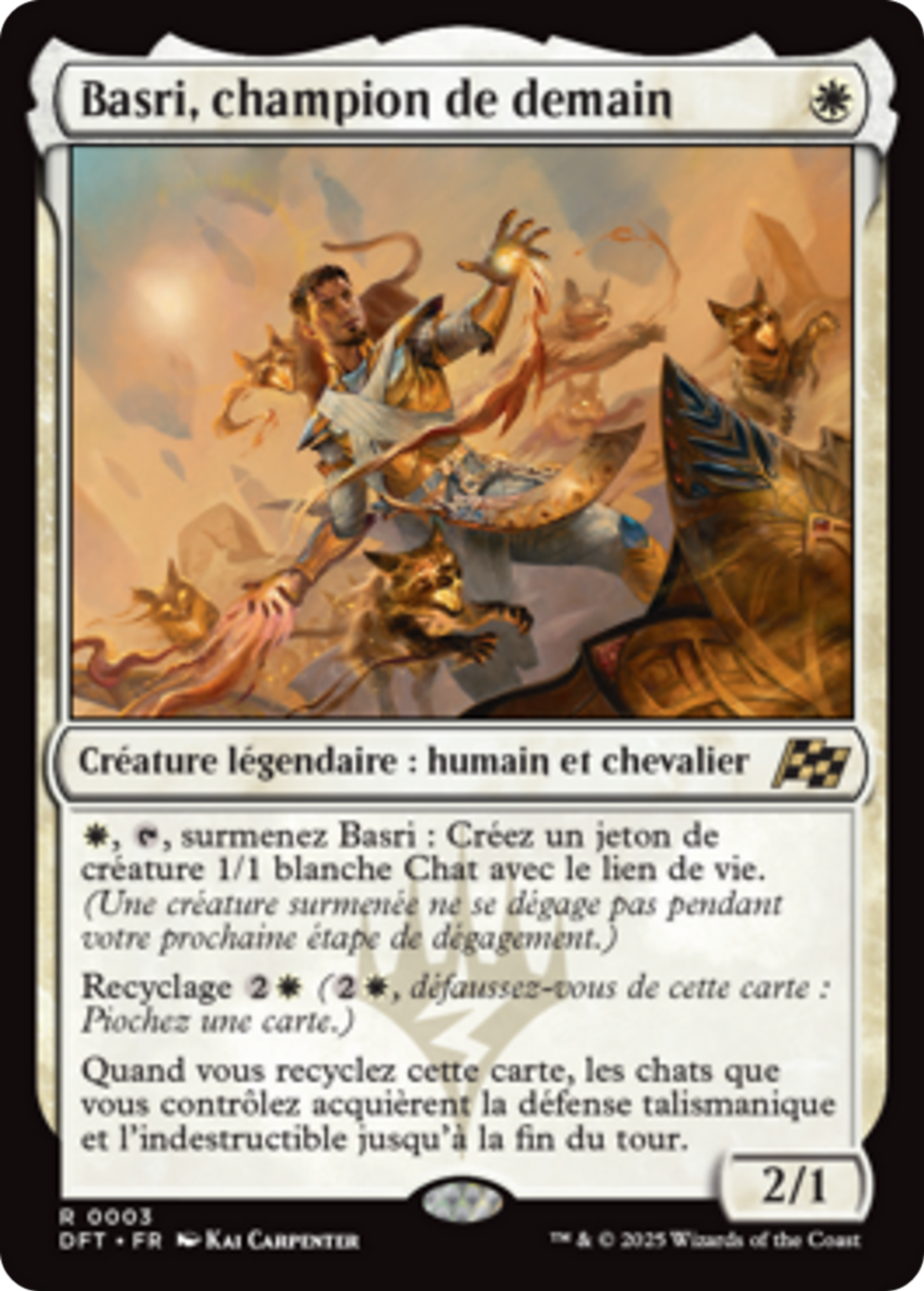 Basri, champion de demain — Aetherdrift — Magic: The Gathering