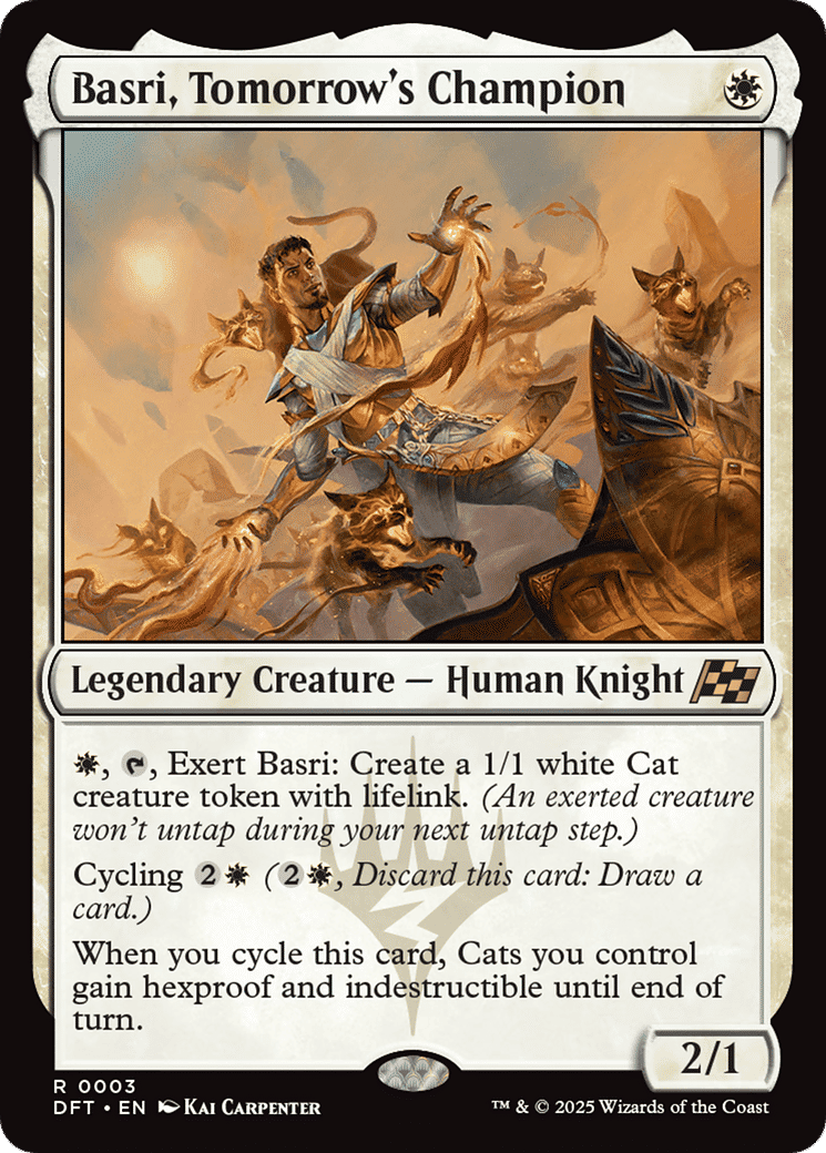 Basri, Tomorrow's Champion — Aetherdrift — Magic: The Gathering
