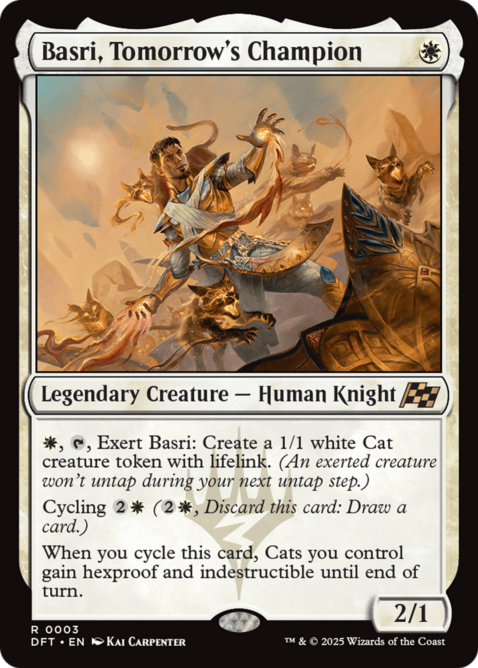 Basri, Tomorrow's Champion — Aetherdrift — Magic: The Gathering