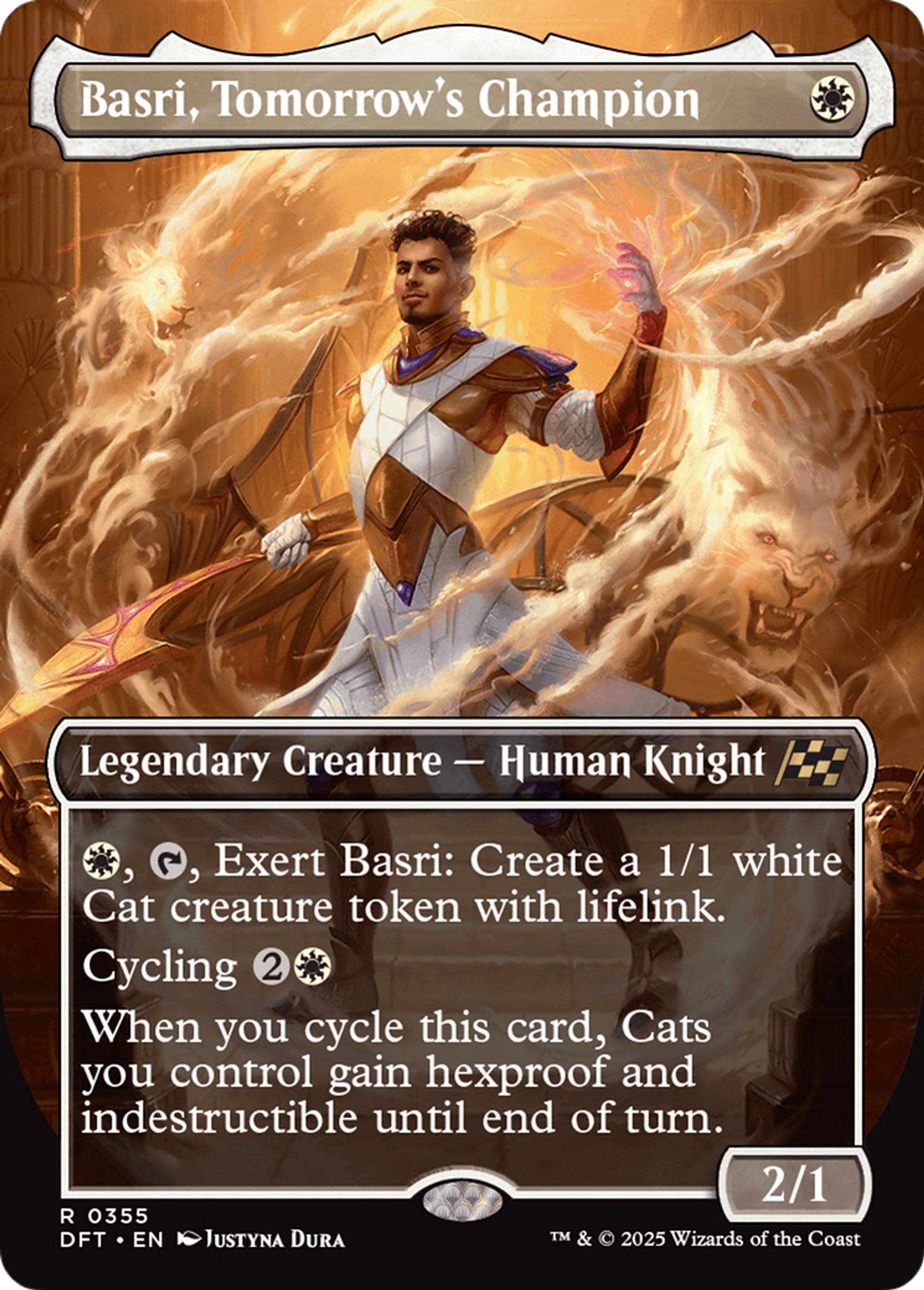Basri, Tomorrow's Champion — Aetherdrift — Magic: The Gathering