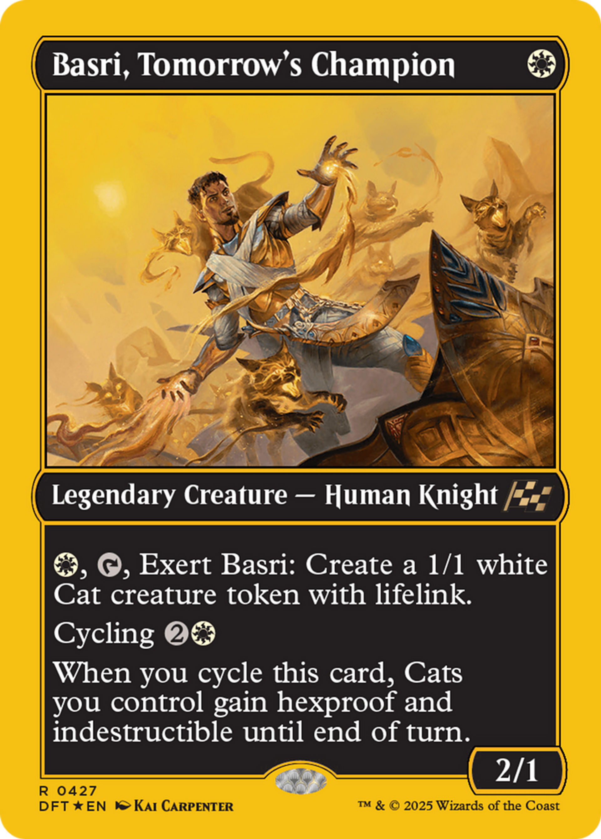 Basri, Tomorrow's Champion — Aetherdrift — Magic: The Gathering