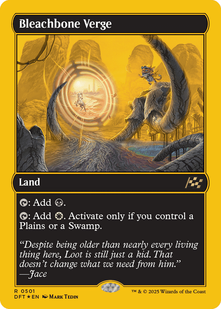 Bleachbone Verge — Aetherdrift — Magic: The Gathering