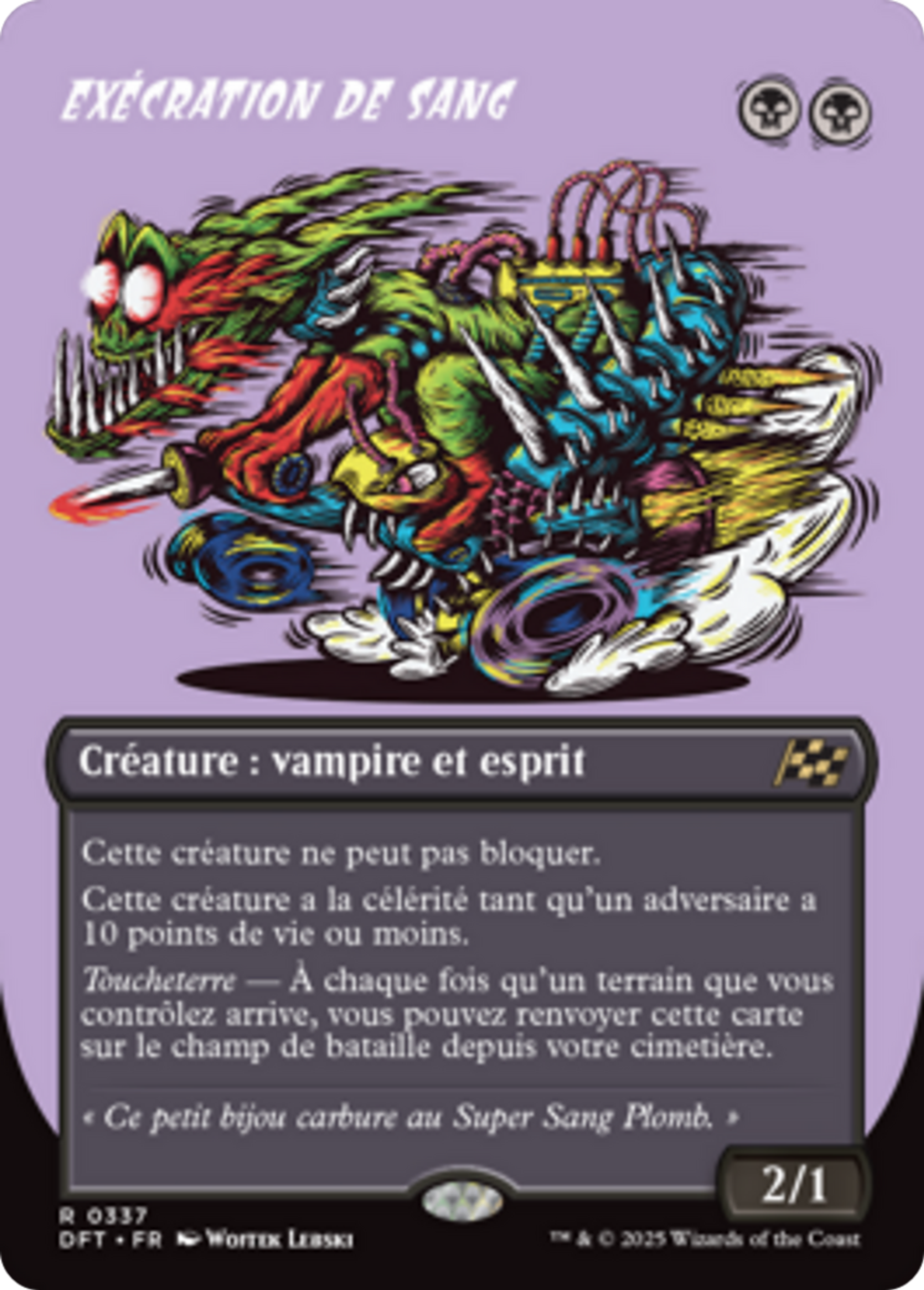 Exécration de sang — Aetherdrift — Magic: The Gathering
