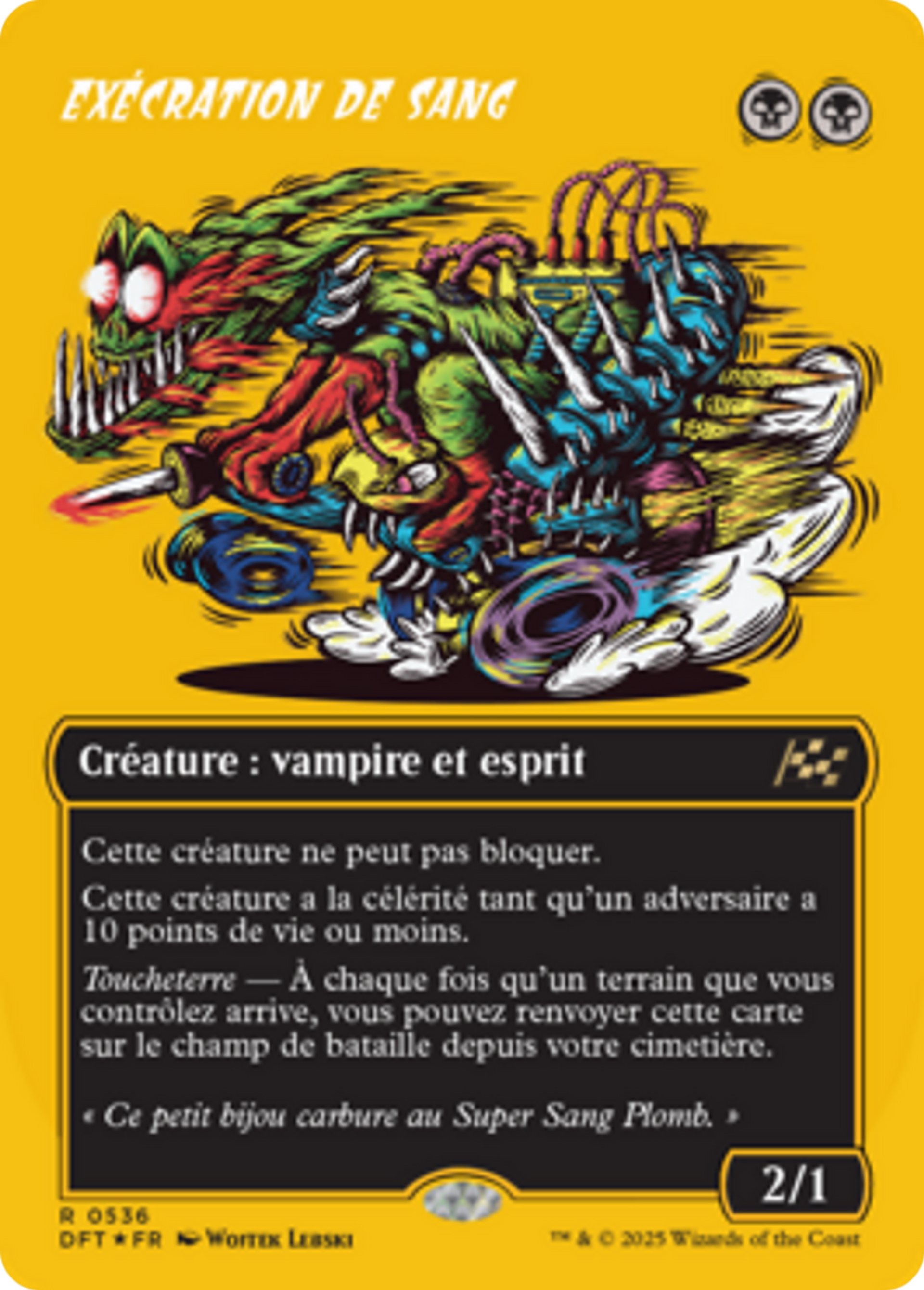 Exécration de sang — Aetherdrift — Magic: The Gathering