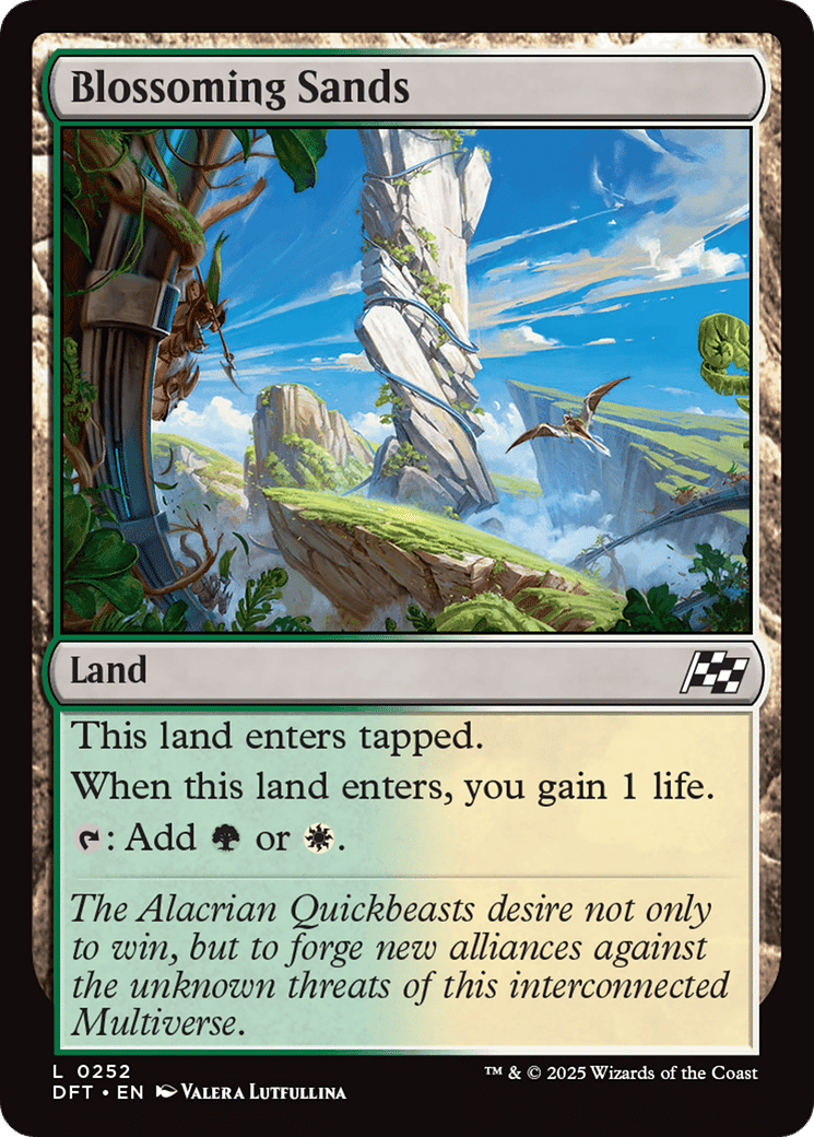 Blossoming Sands — Aetherdrift — Magic: The Gathering