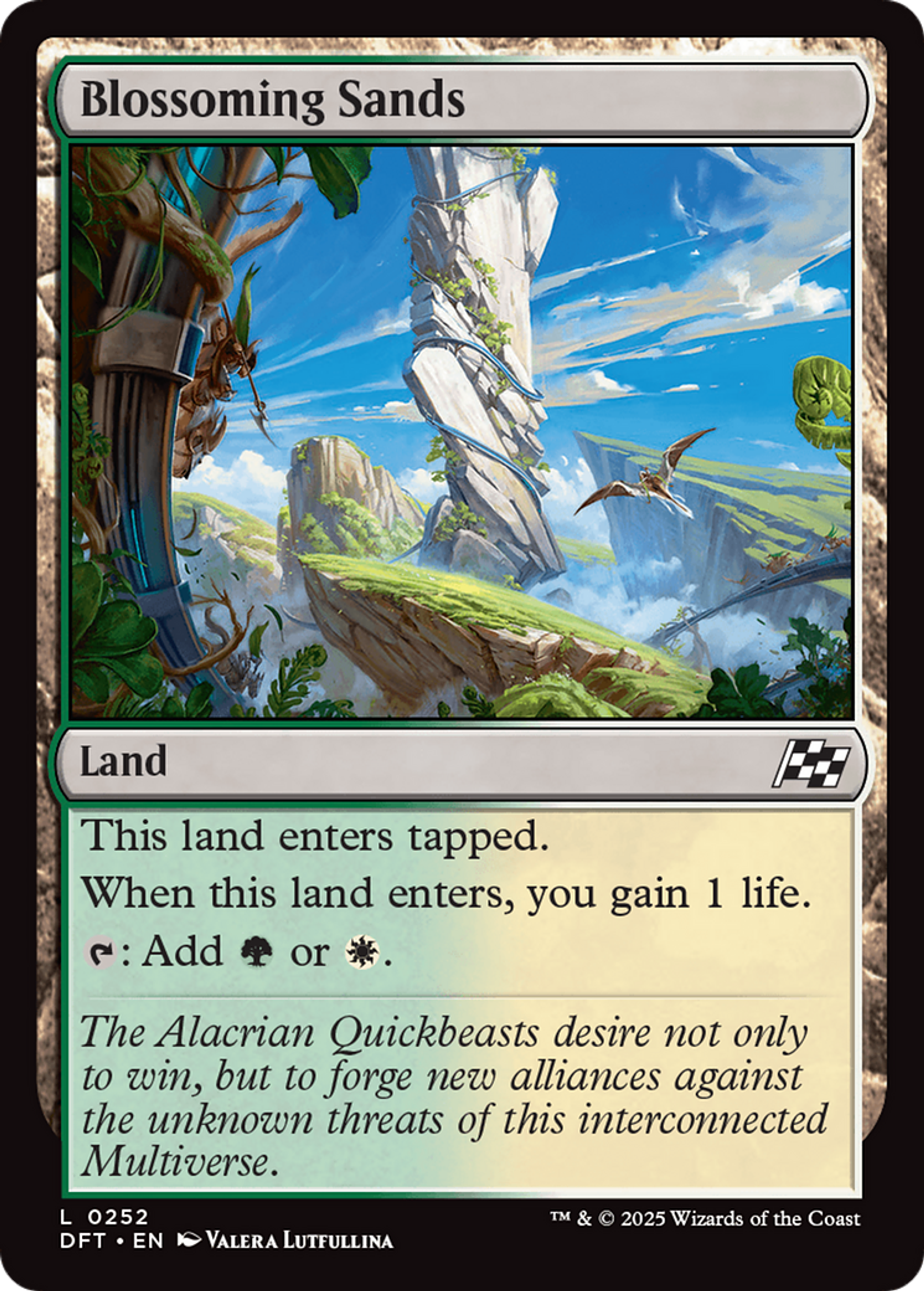 Blossoming Sands — Aetherdrift — Magic: The Gathering