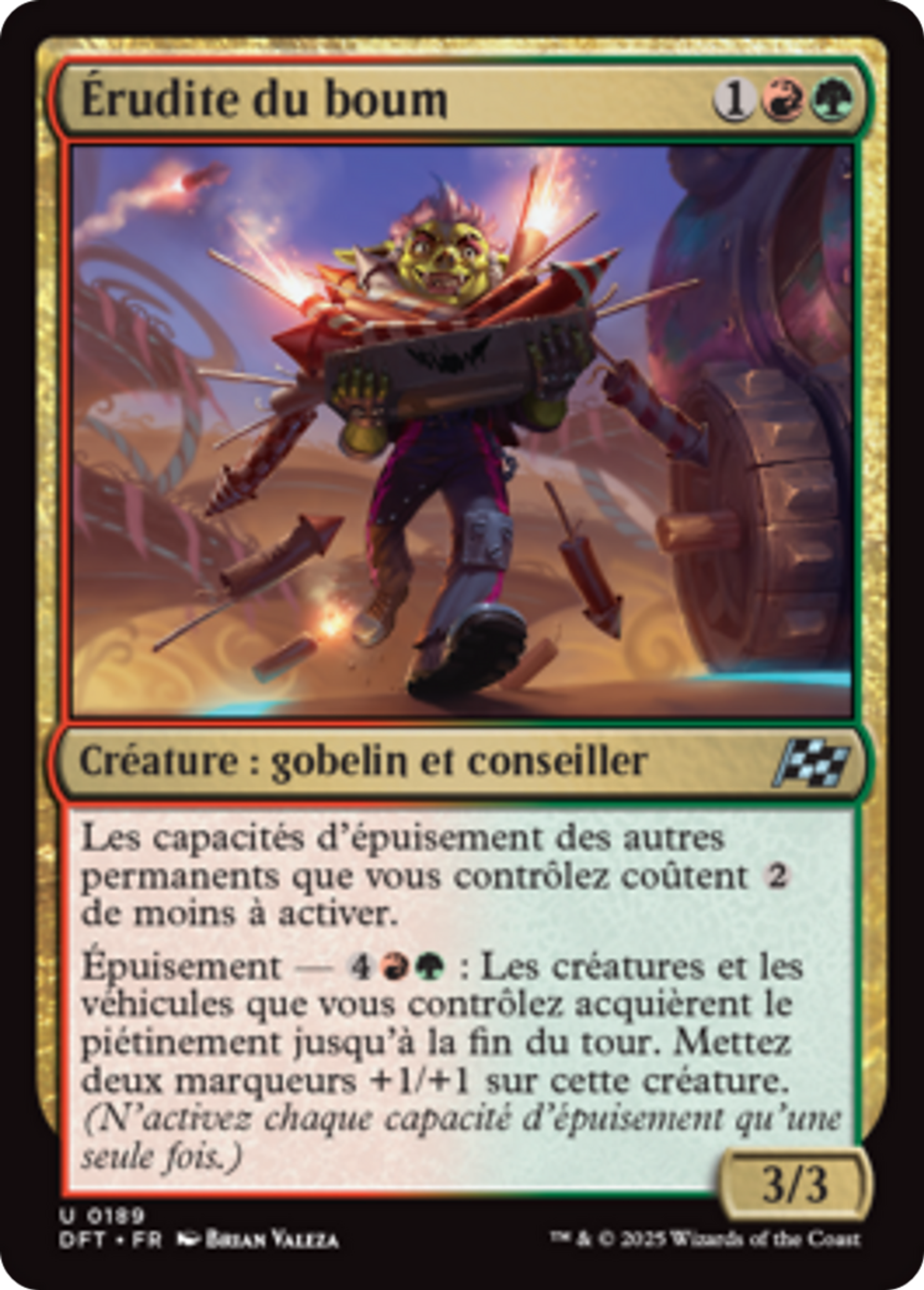Érudite du boum — Aetherdrift — Magic: The Gathering
