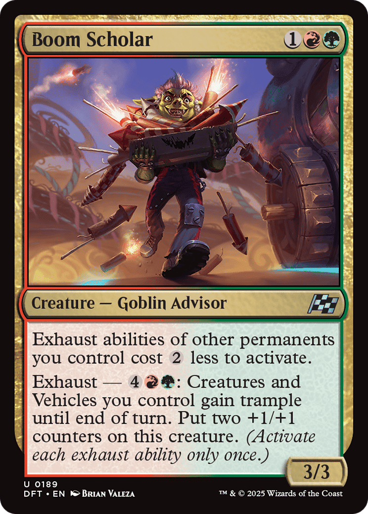 Boom Scholar — Aetherdrift — Magic: The Gathering