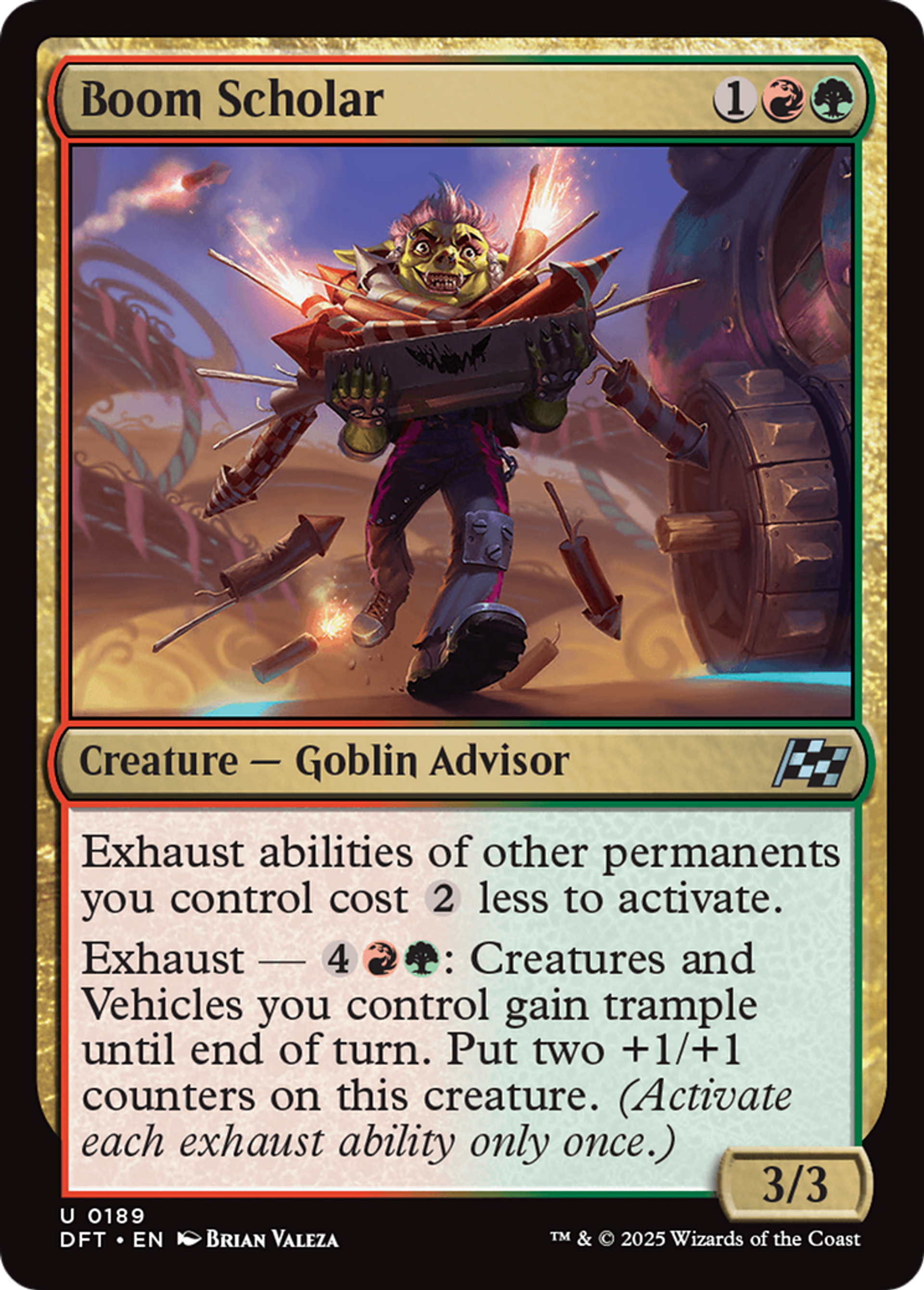 Boom Scholar — Aetherdrift — Magic: The Gathering