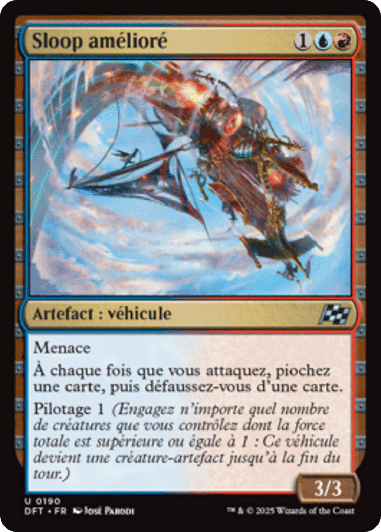 Sloop amélioré — Aetherdrift — Magic: The Gathering