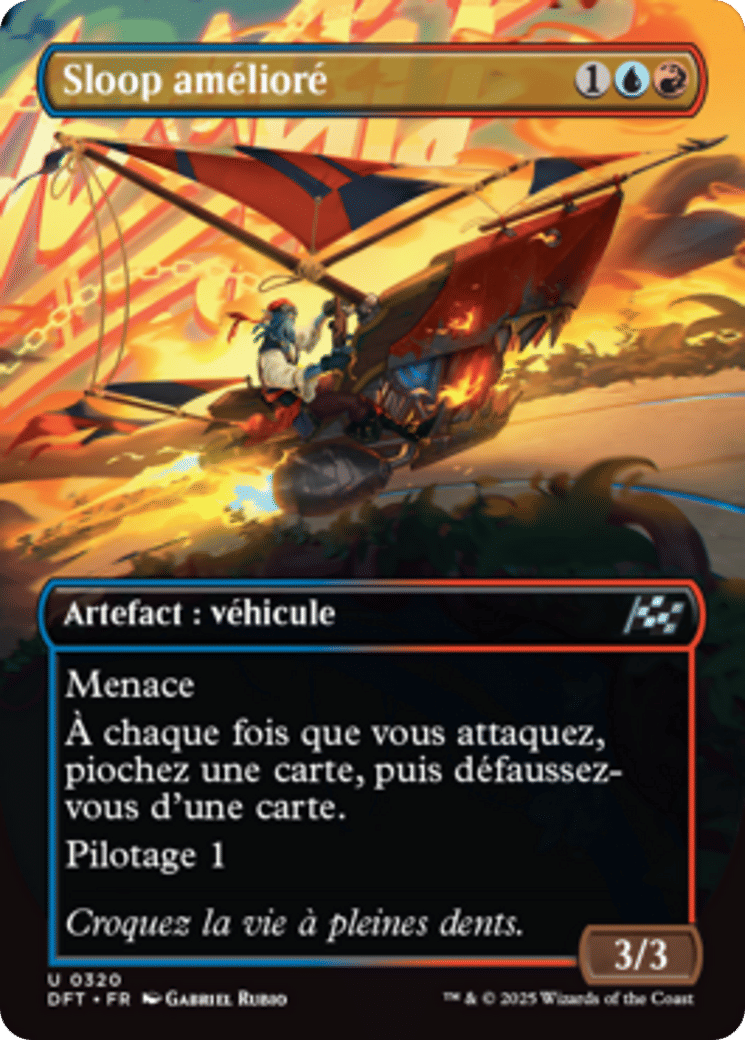 Sloop amélioré — Aetherdrift — Magic: The Gathering