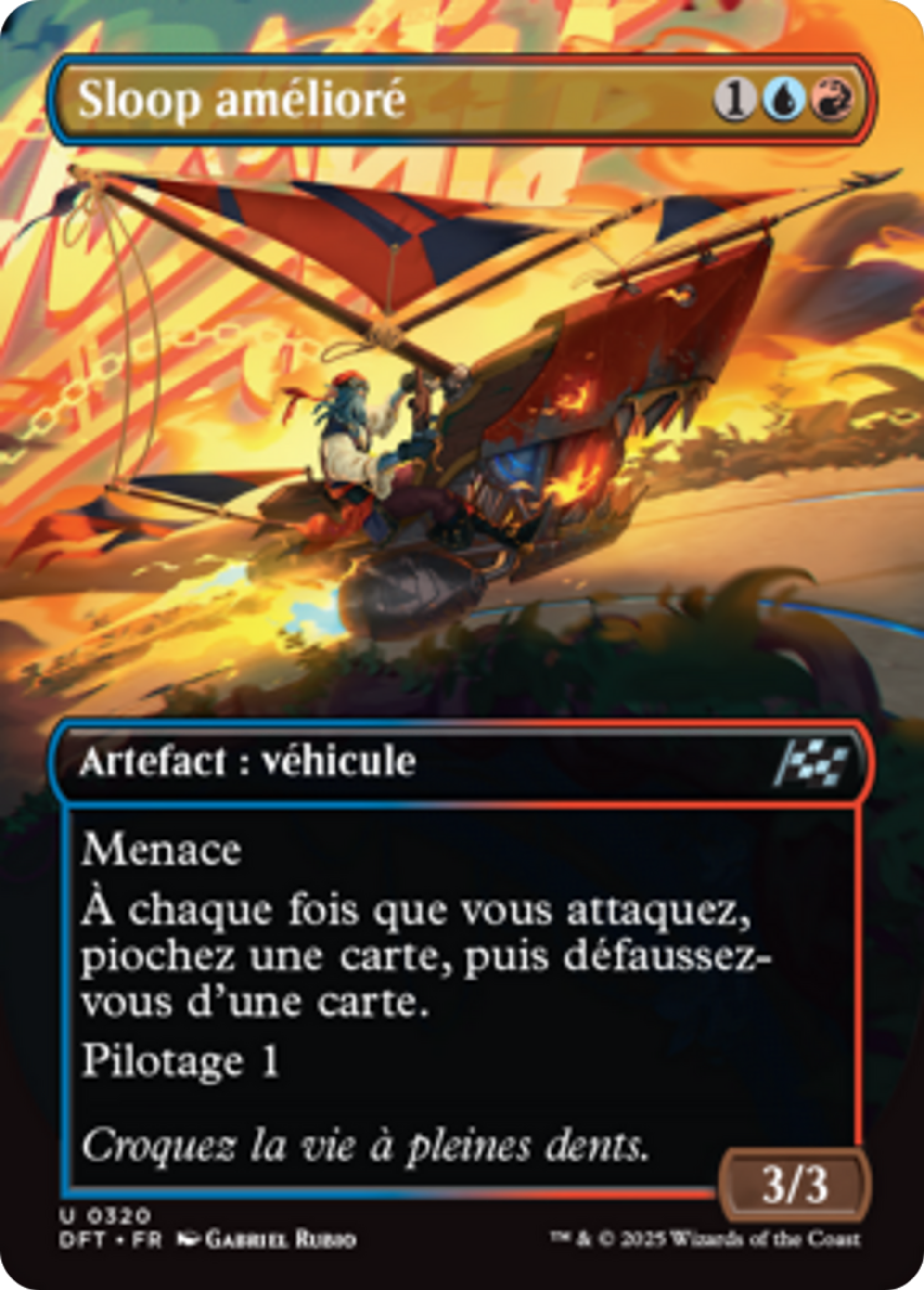 Sloop amélioré — Aetherdrift — Magic: The Gathering