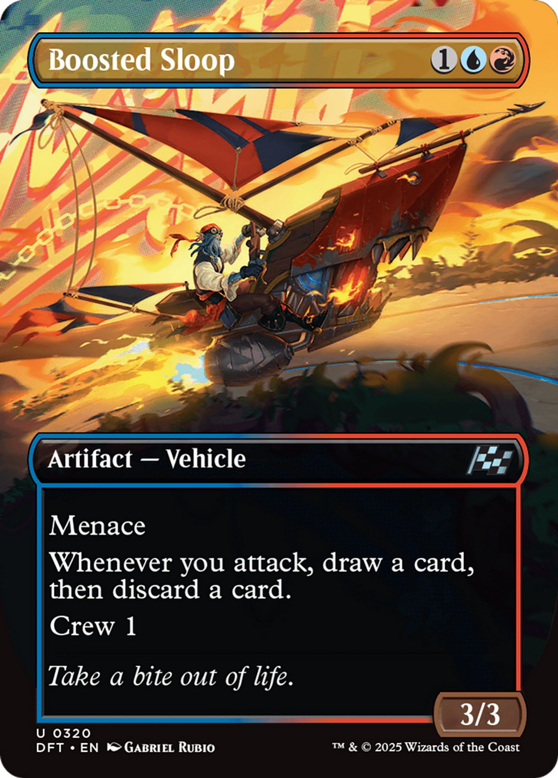 Boosted Sloop — Aetherdrift — Magic: The Gathering