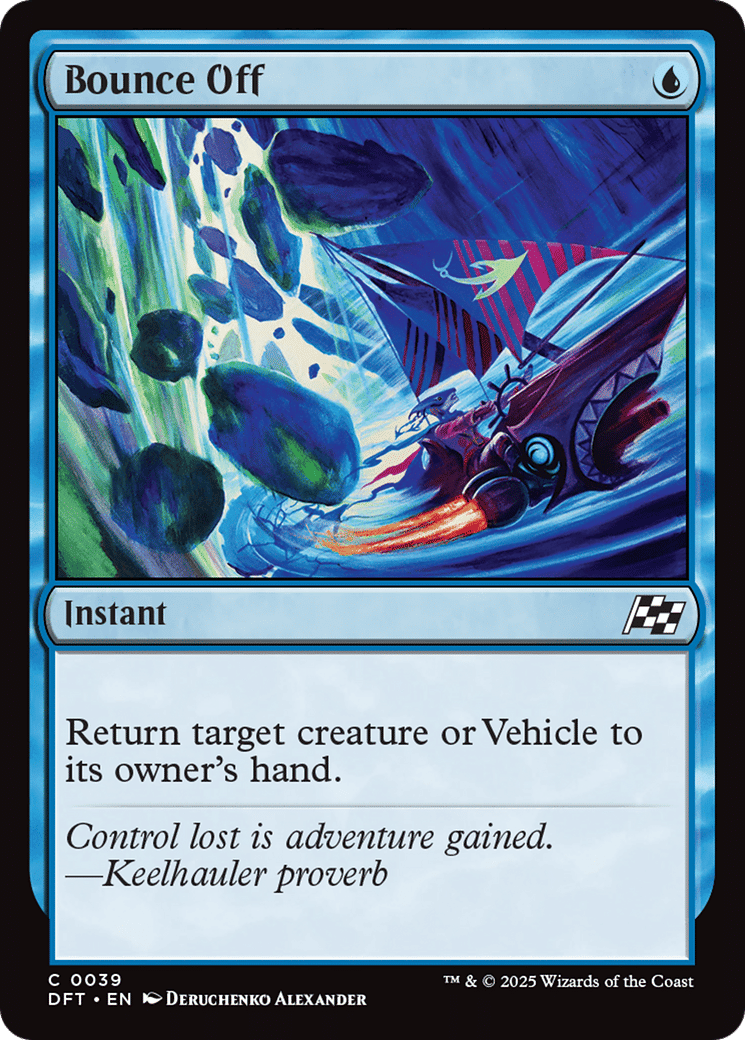 Bounce Off — Aetherdrift — Magic: The Gathering