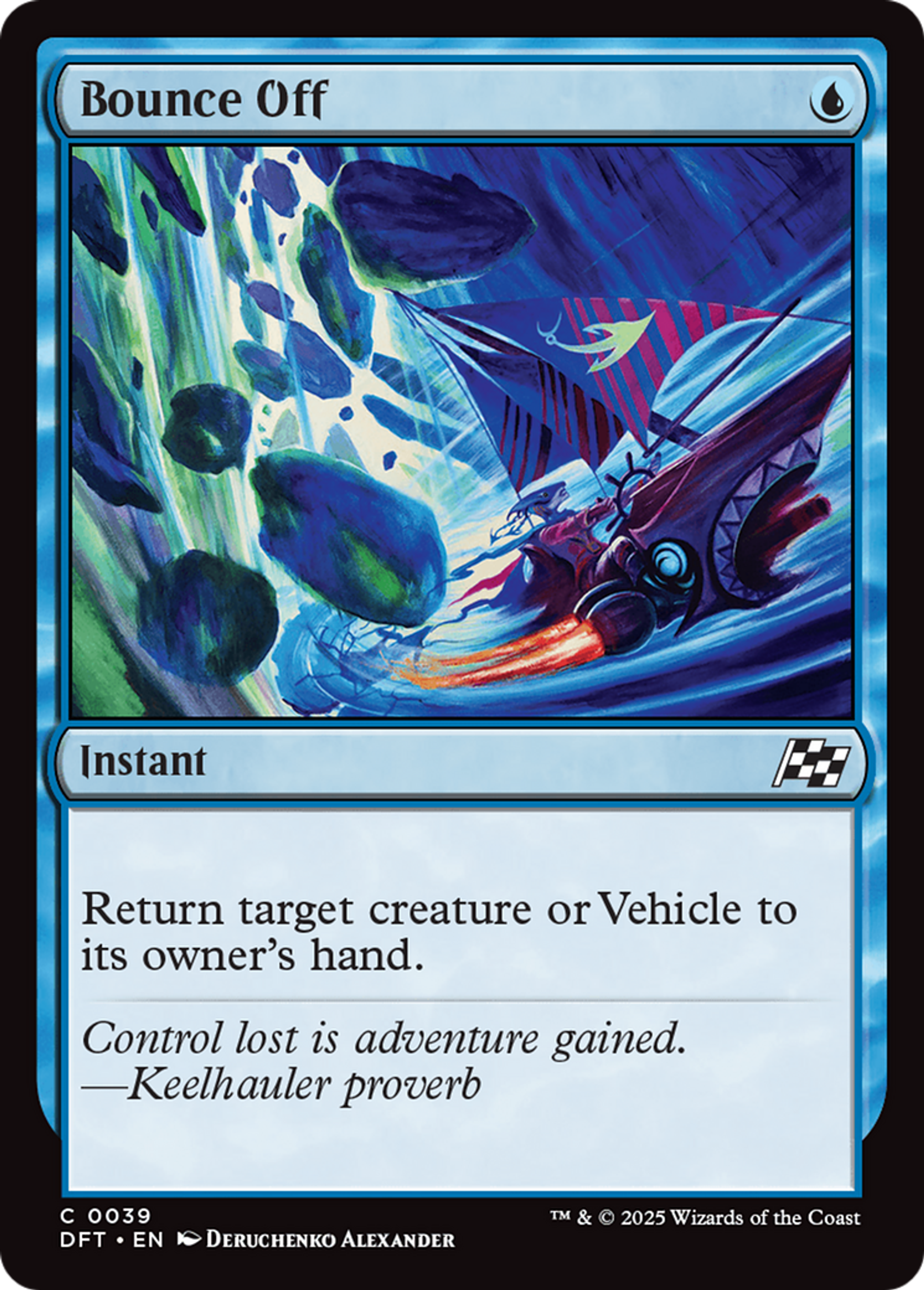 Bounce Off — Aetherdrift — Magic: The Gathering