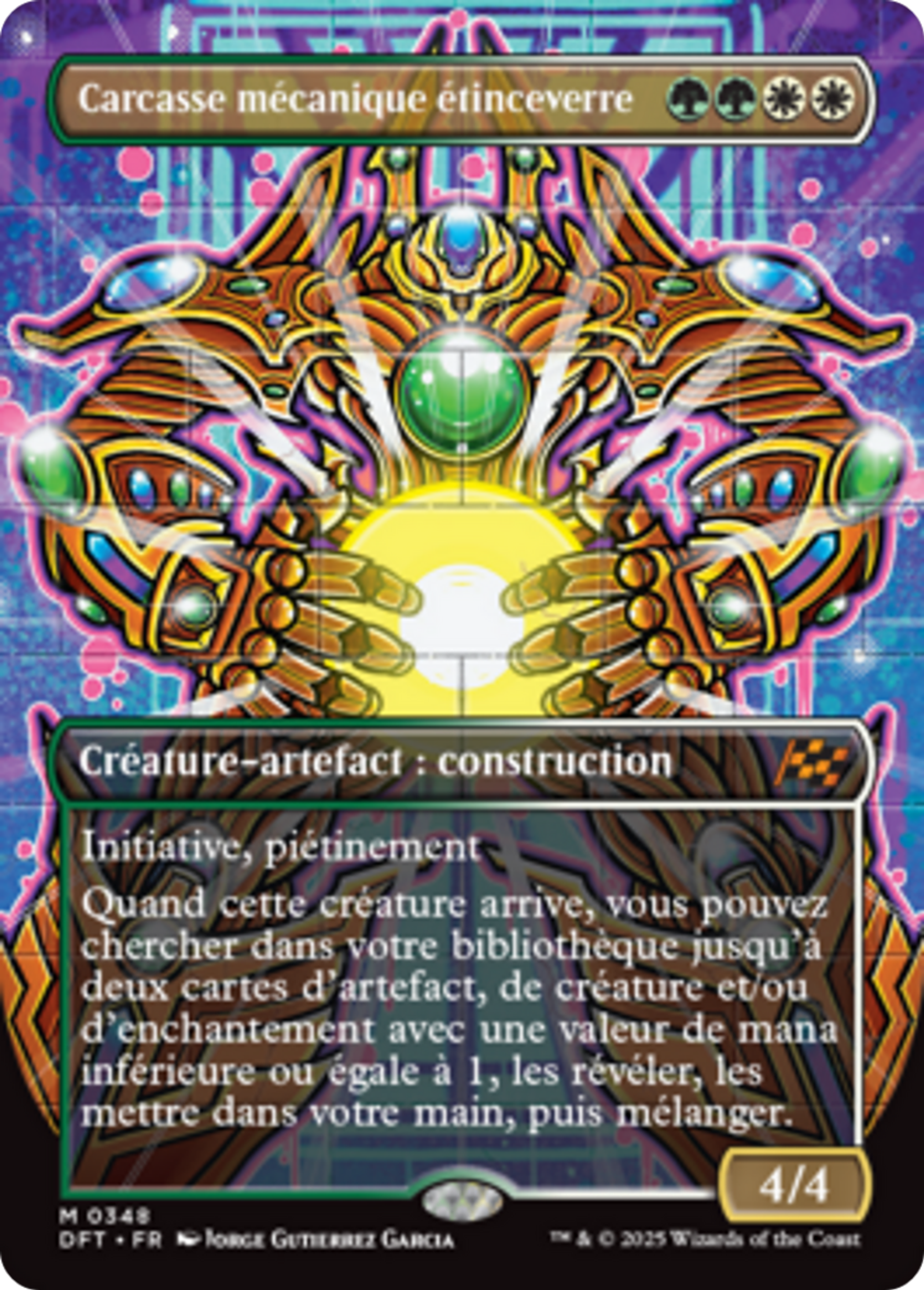 Carcasse mécanique étinceverre — Aetherdrift — Magic: The Gathering
