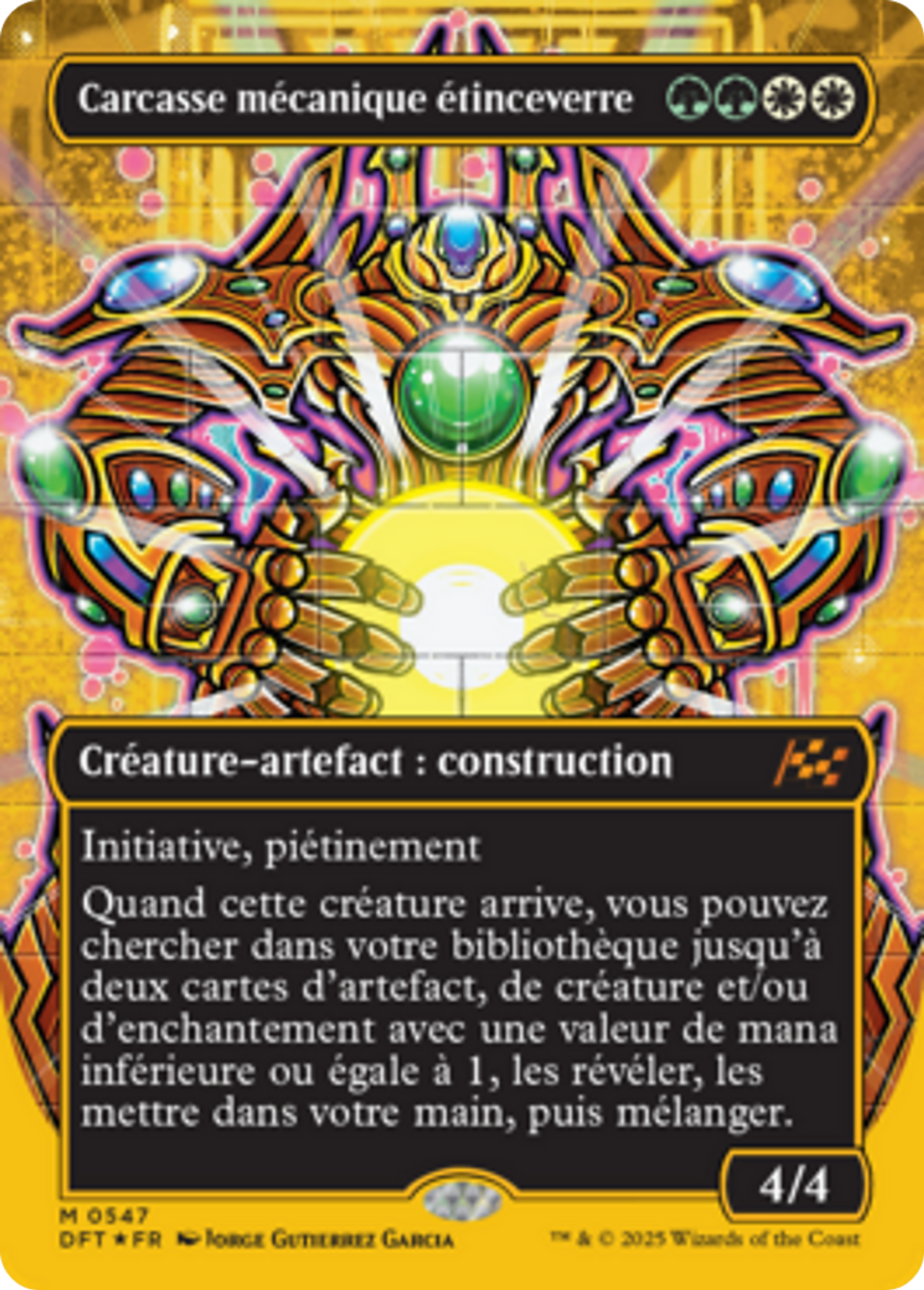 Carcasse mécanique étinceverre — Aetherdrift — Magic: The Gathering