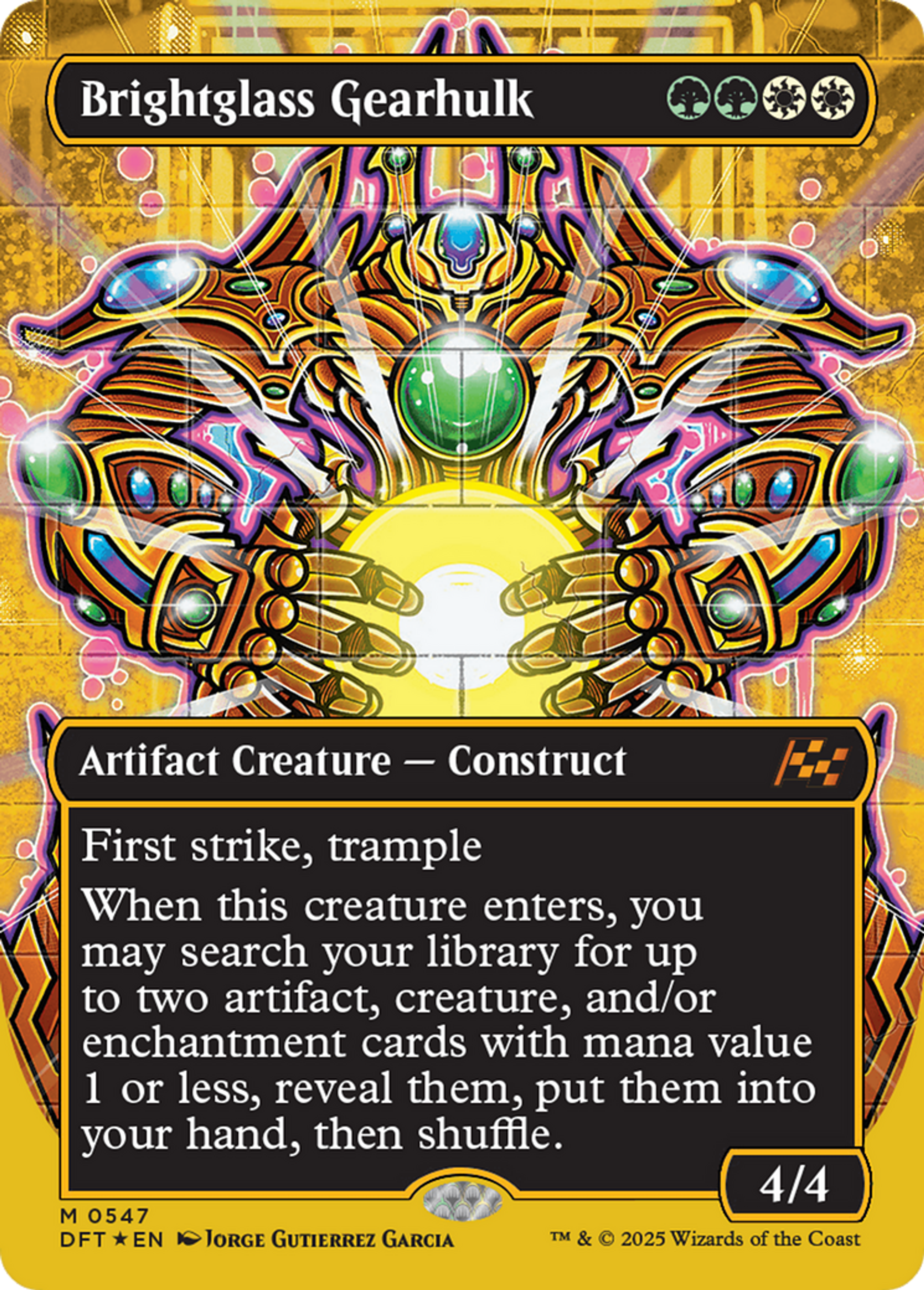 Brightglass Gearhulk — Aetherdrift — Magic: The Gathering