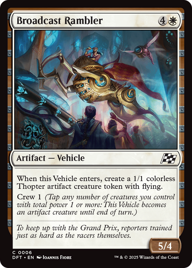 Broadcast Rambler — Aetherdrift — Magic: The Gathering