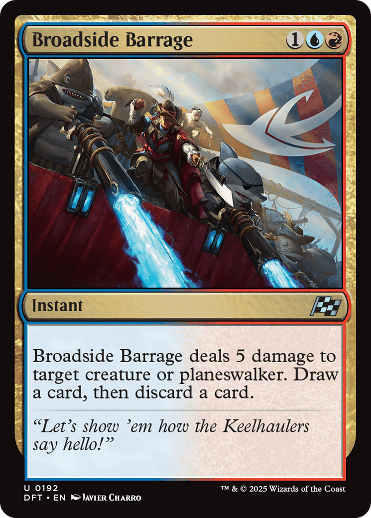 Broadside Barrage — Aetherdrift — Magic: The Gathering