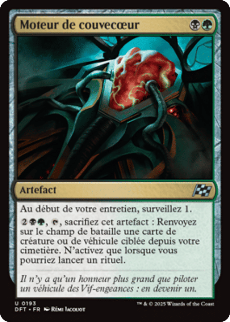 Moteur de couvecœur — Aetherdrift — Magic: The Gathering