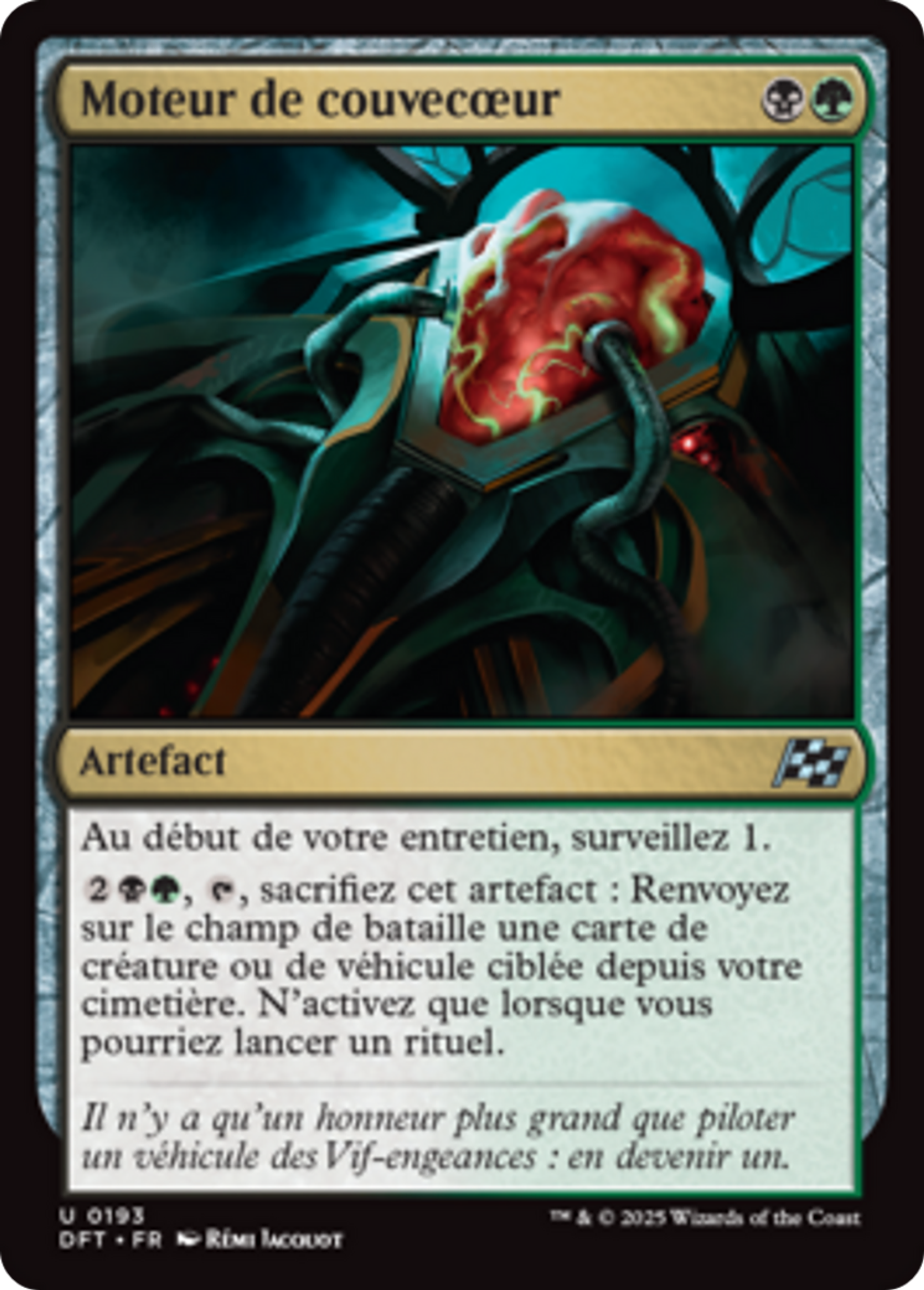 Moteur de couvecœur — Aetherdrift — Magic: The Gathering