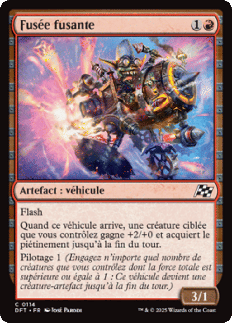 Fusée fusante — Aetherdrift — Magic: The Gathering
