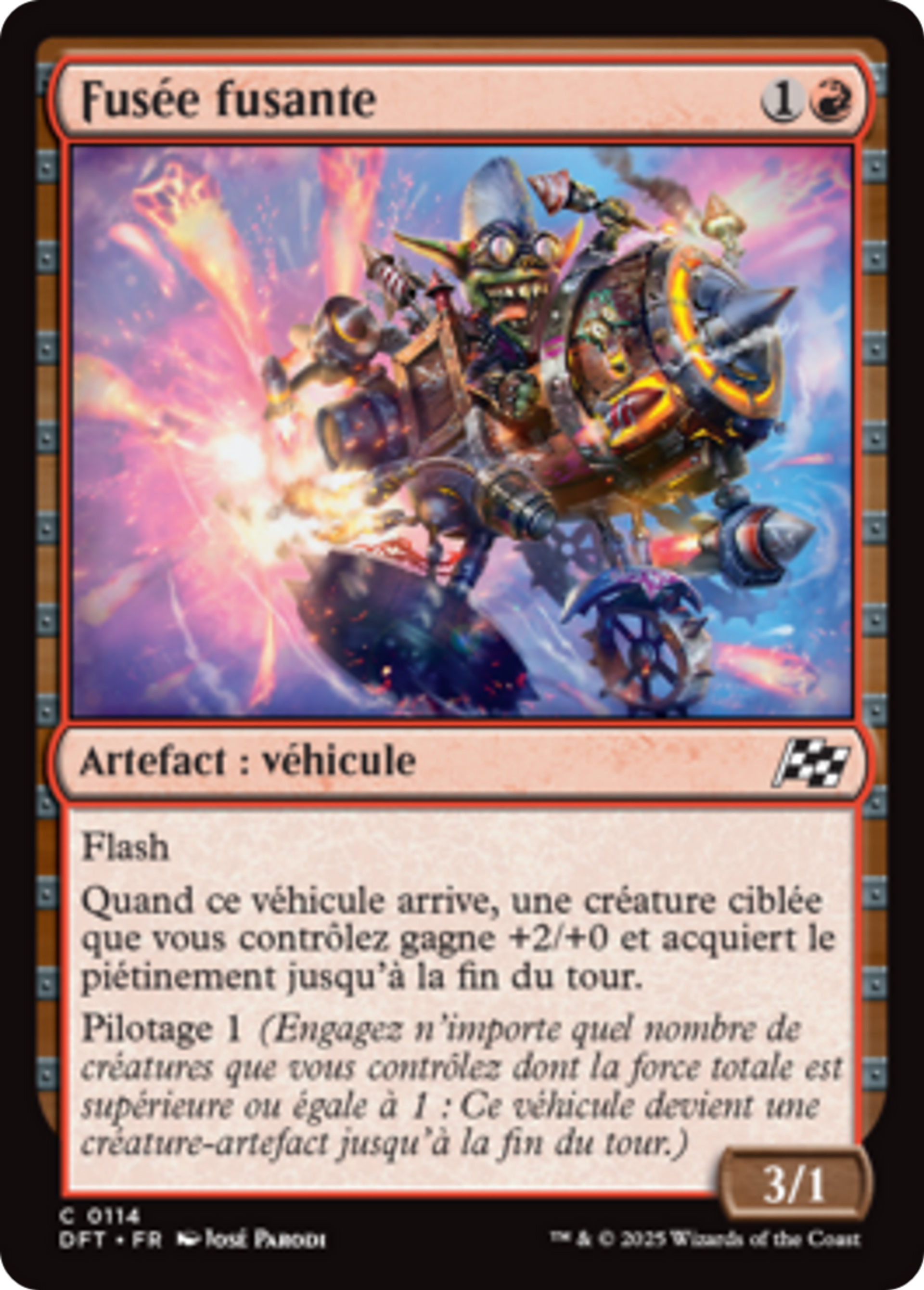 Fusée fusante — Aetherdrift — Magic: The Gathering
